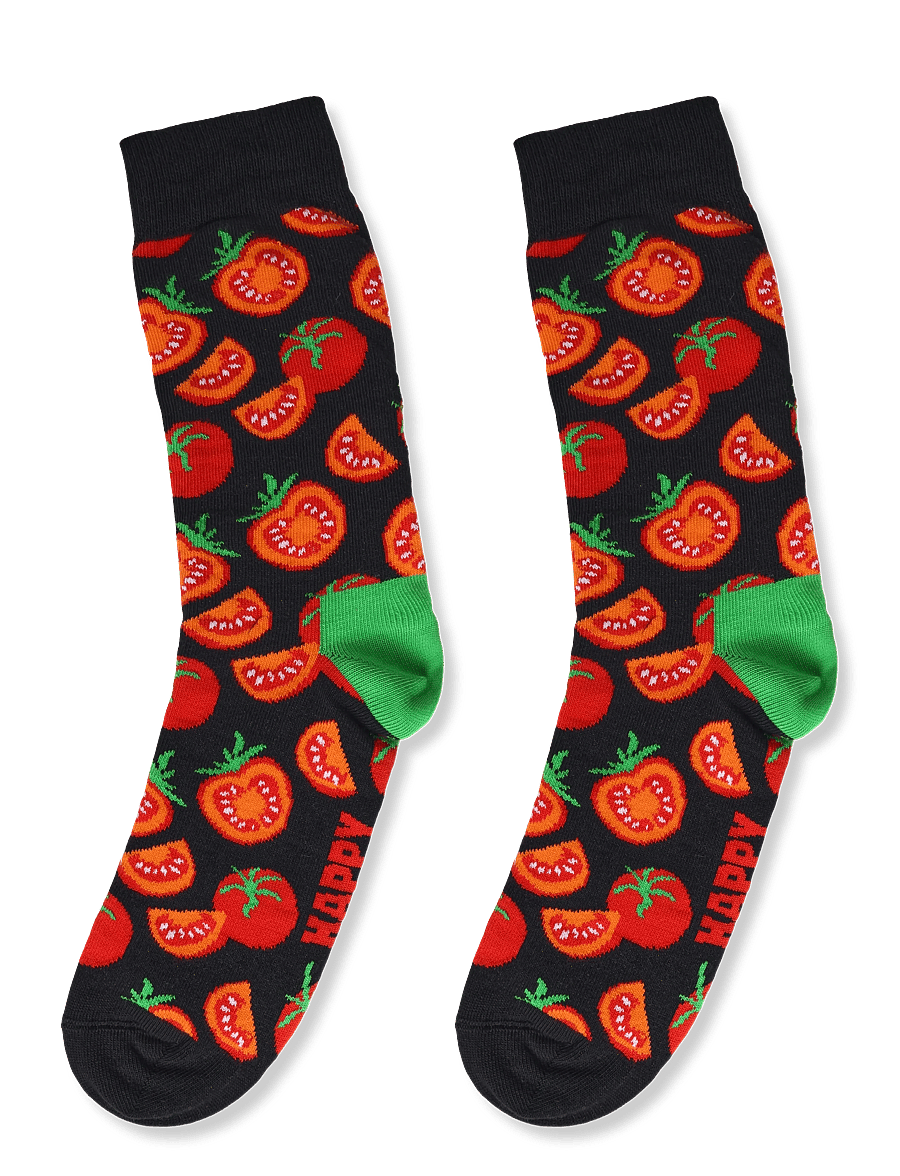 Happy Socks - Tomato Sock - vanliga strumpor - black - 1