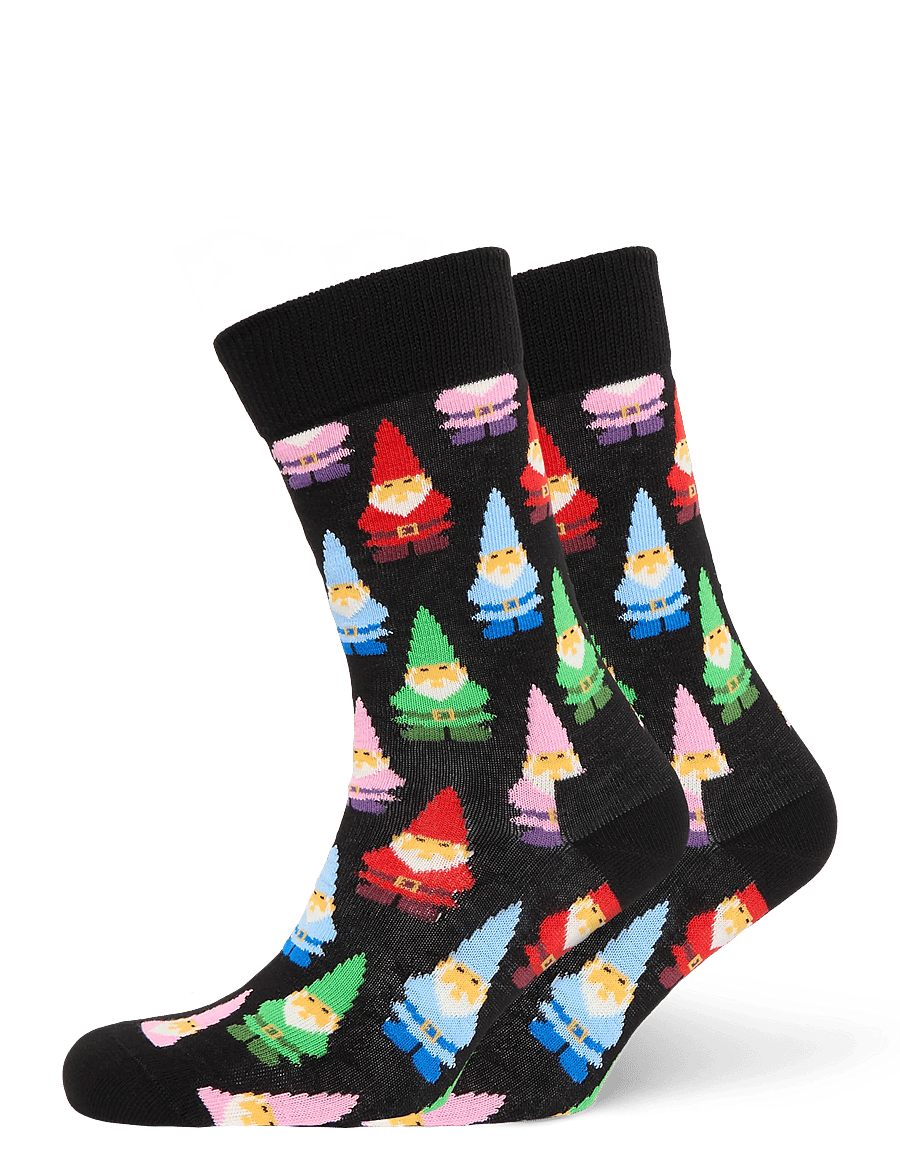Happy Socks - Little Santa Sock - vanliga strumpor - black - 0