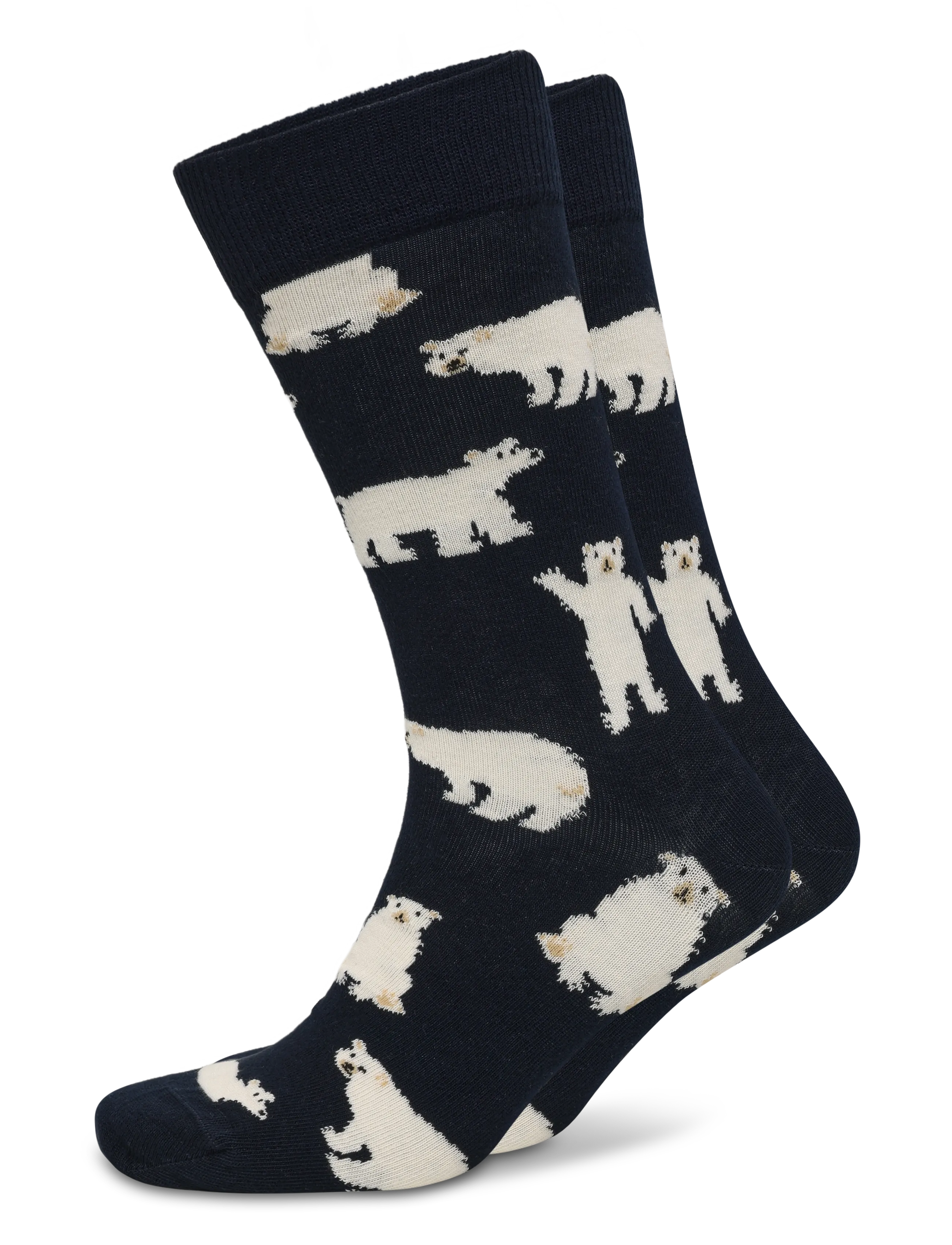 Happy Socks Bear Sock - Socken - NAVY / black