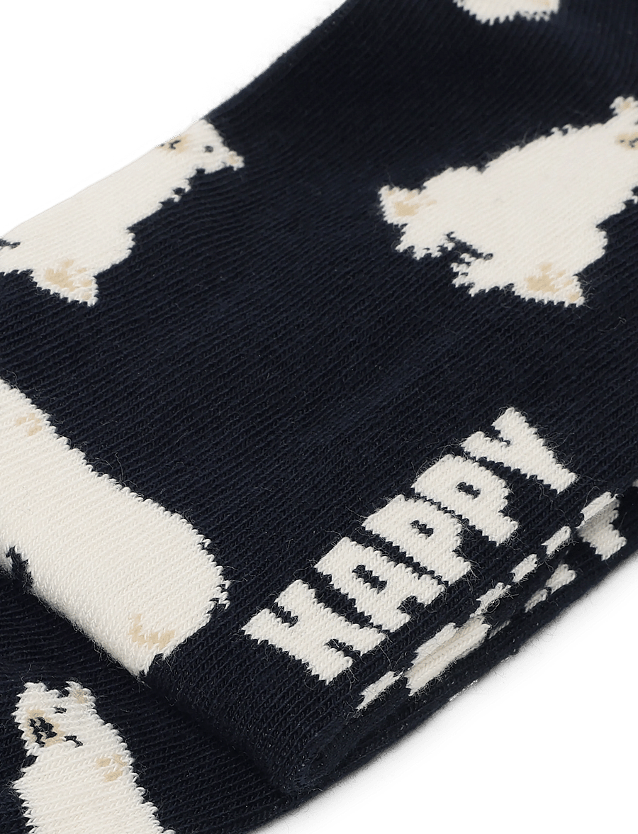 Happy Socks - Bear Sock - klassikalised sokid - navy - 2