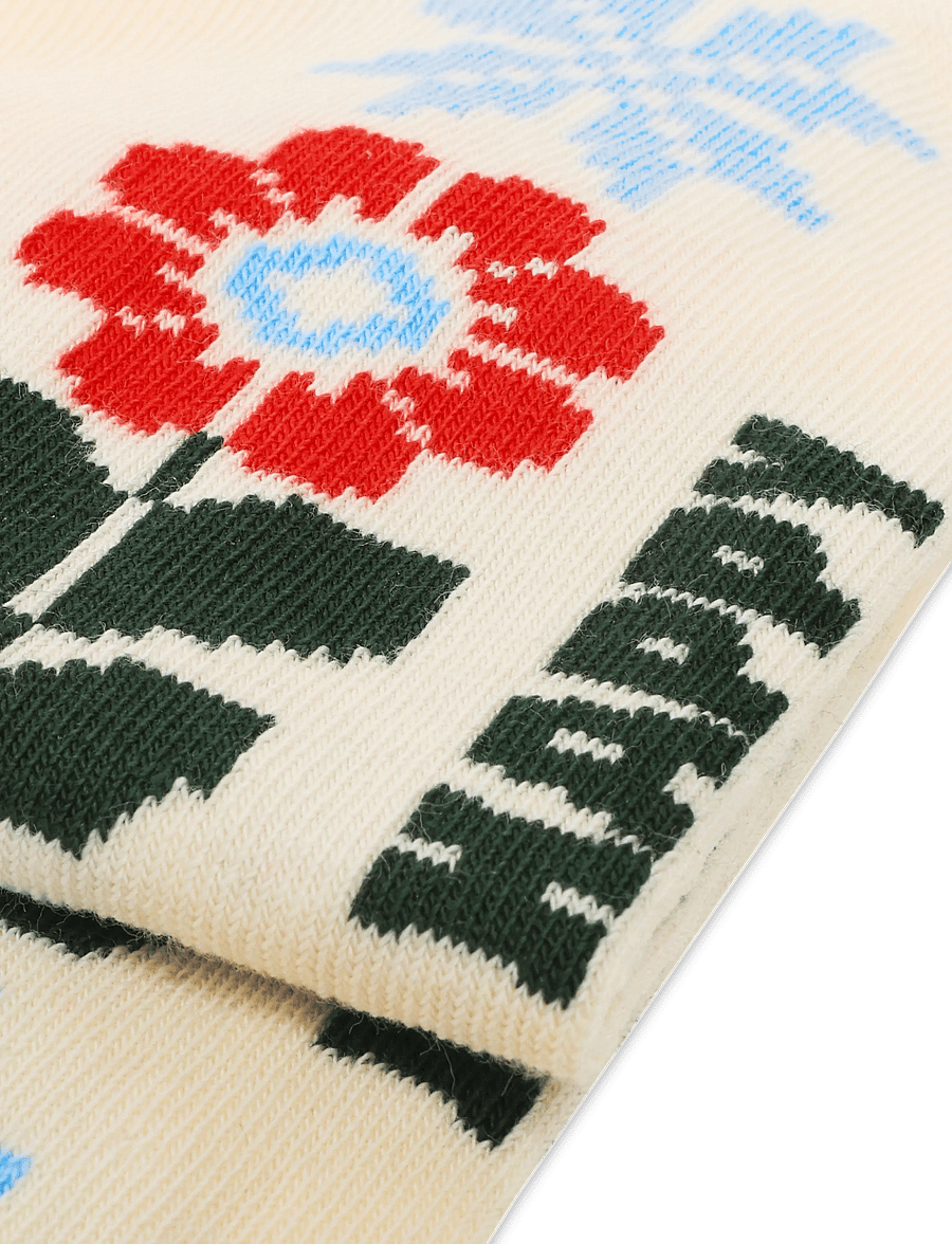 Happy Socks - Dalkulla Sock - klassikalised sokid - white - 2