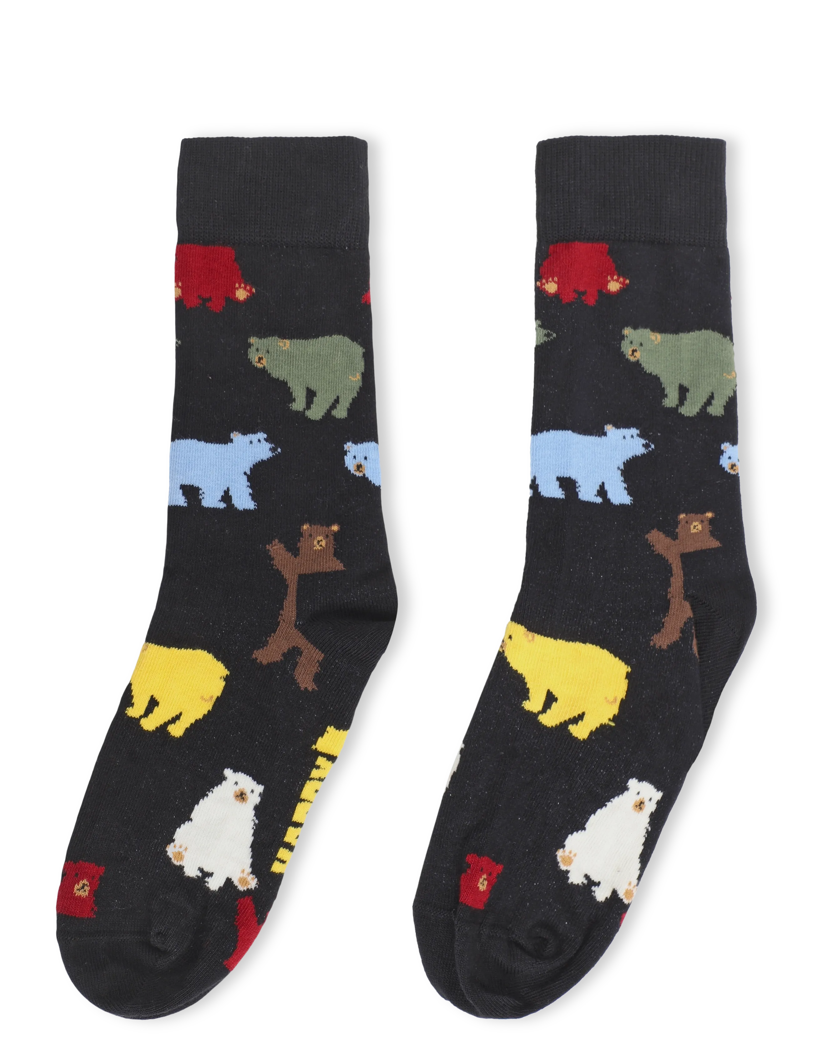 Happy Socks - Bear Sock - klassikalised sokid - black - 1