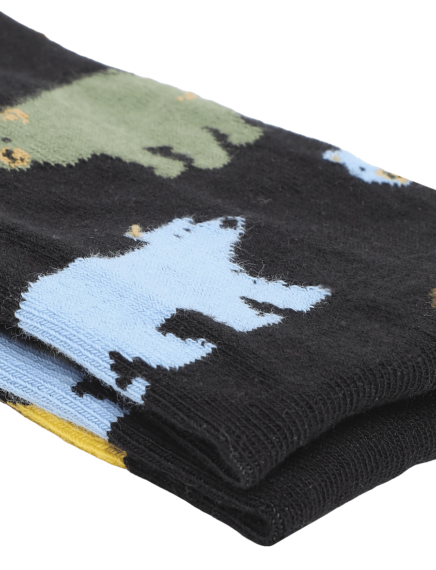 Happy Socks - Bear Sock - klassikalised sokid - black - 2