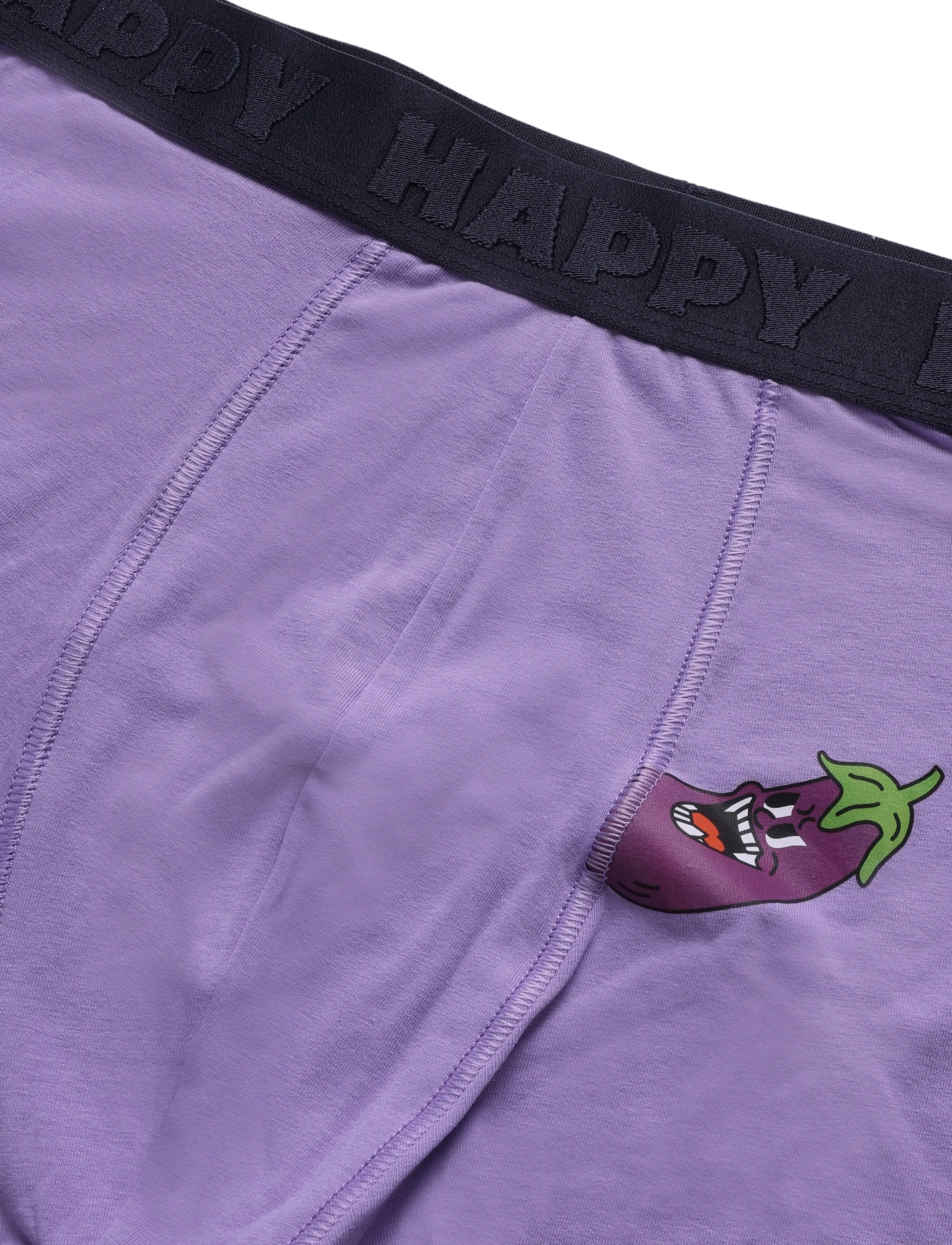 Happy Socks - 1-Pack Egg Plant Short Boxer - boxershorts - purple - 2