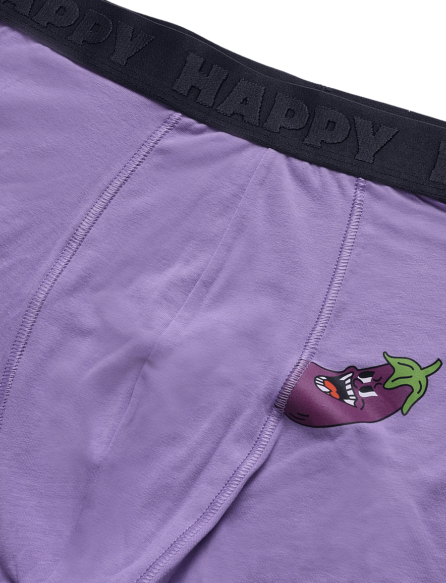 Happy Socks - 1-Pack Egg Plant Short Boxer - boxershorts - purple - 2