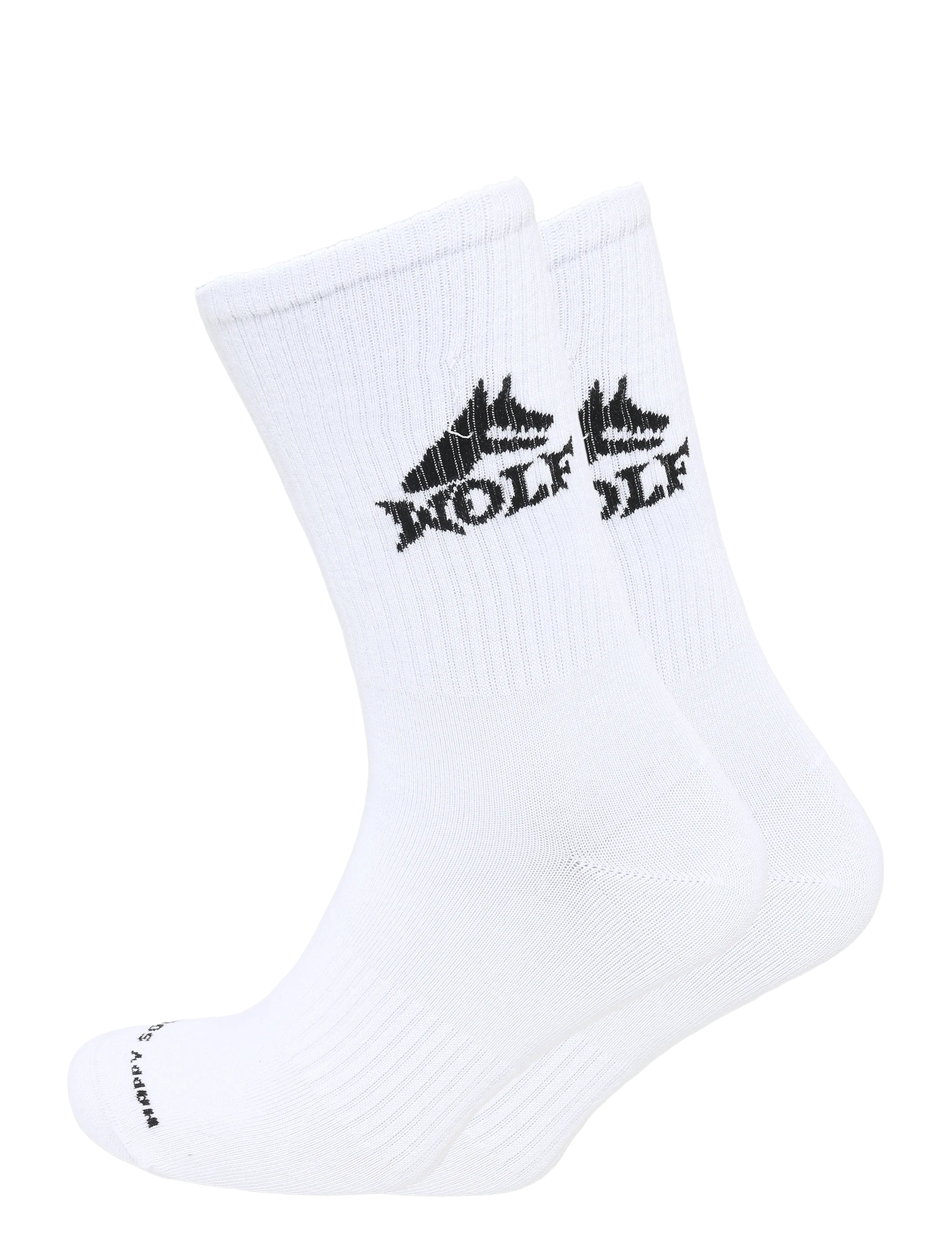 Happy Socks Wolf Sneaker Sock, 41-46, Socks, Weiß - Regular Männerswear