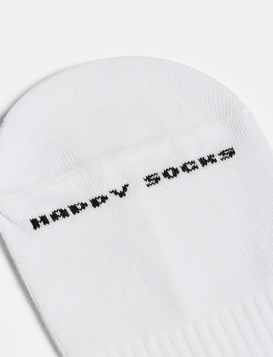 Happy Socks - Wolf Sneaker Sock - tennissocken - white - 1