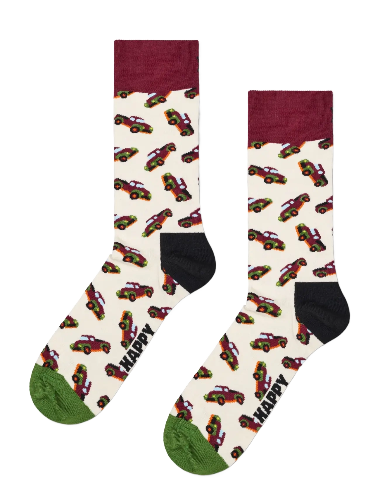 Happy Socks Pickup Truck Sock - Unterwäsche - WHITE / white
