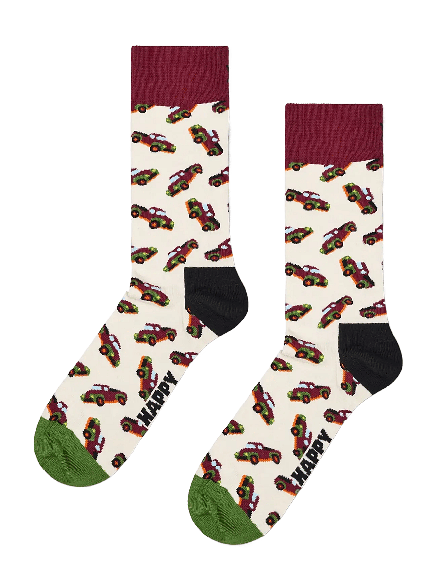 Happy Socks - Pickup Truck Sock - white - 0
