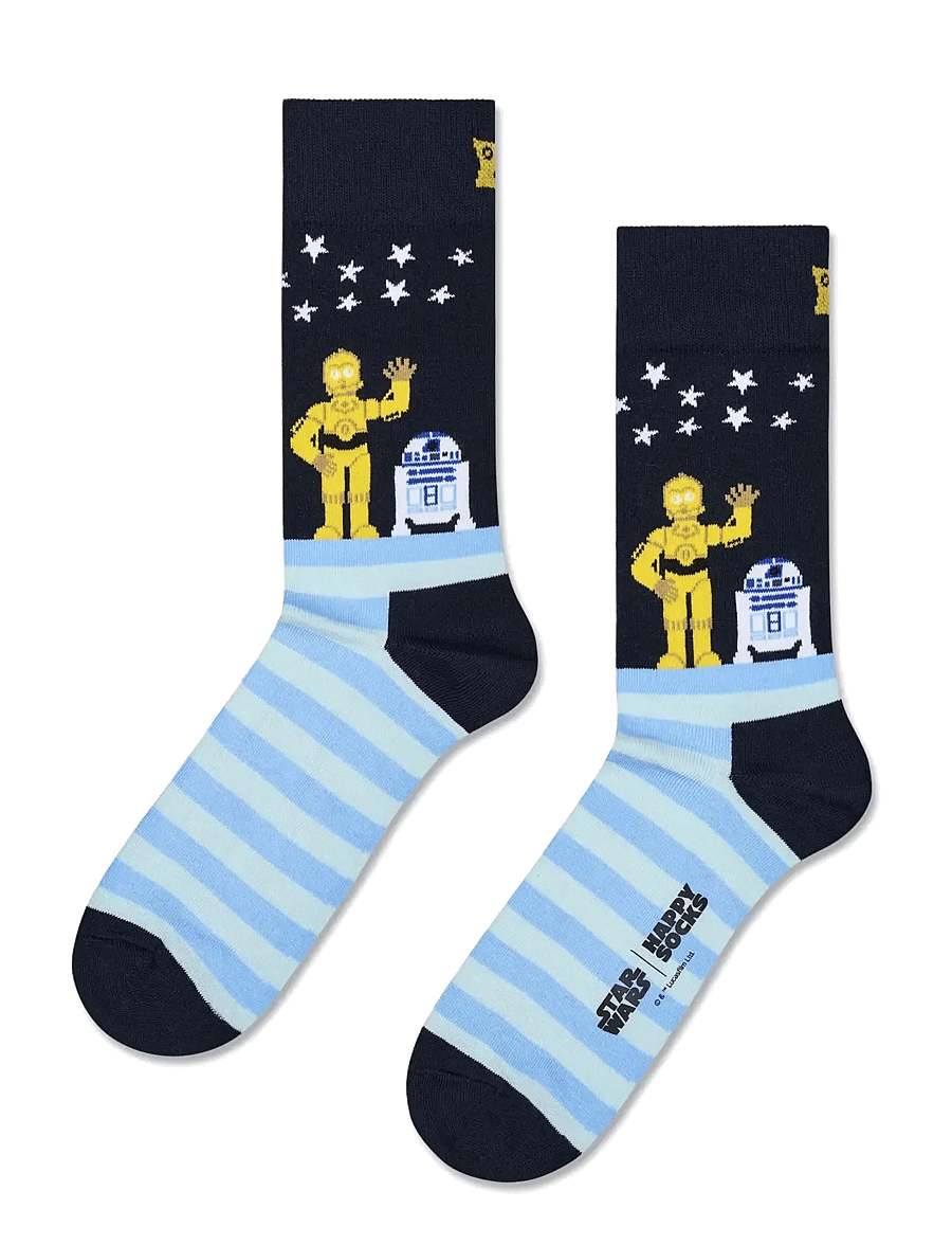 Happy Socks - STAR WARS™ Droid Friends Sock - crew socks - navy - 0