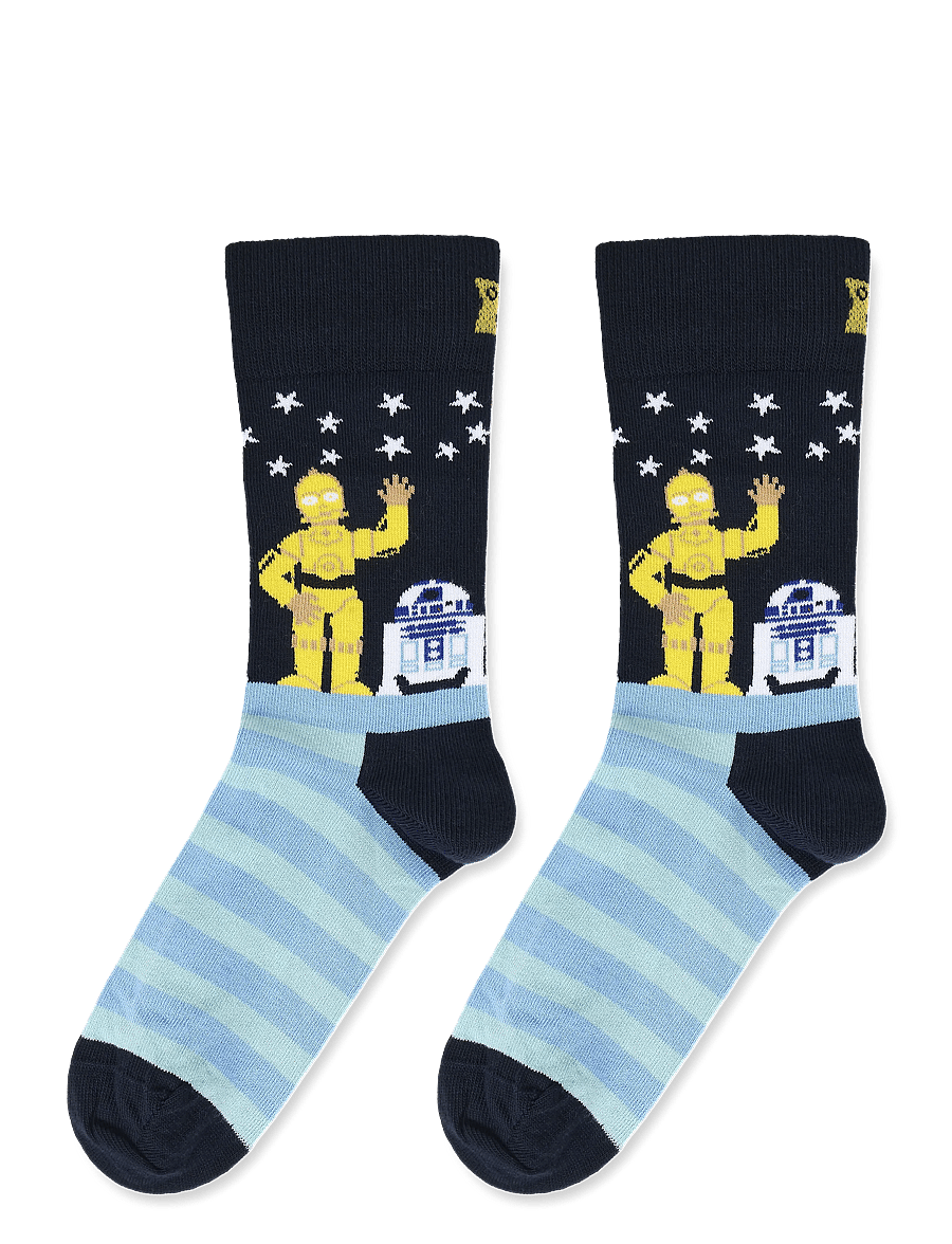 Happy Socks - STAR WARS™ Droid Friends Sock - vanliga strumpor - navy - 1