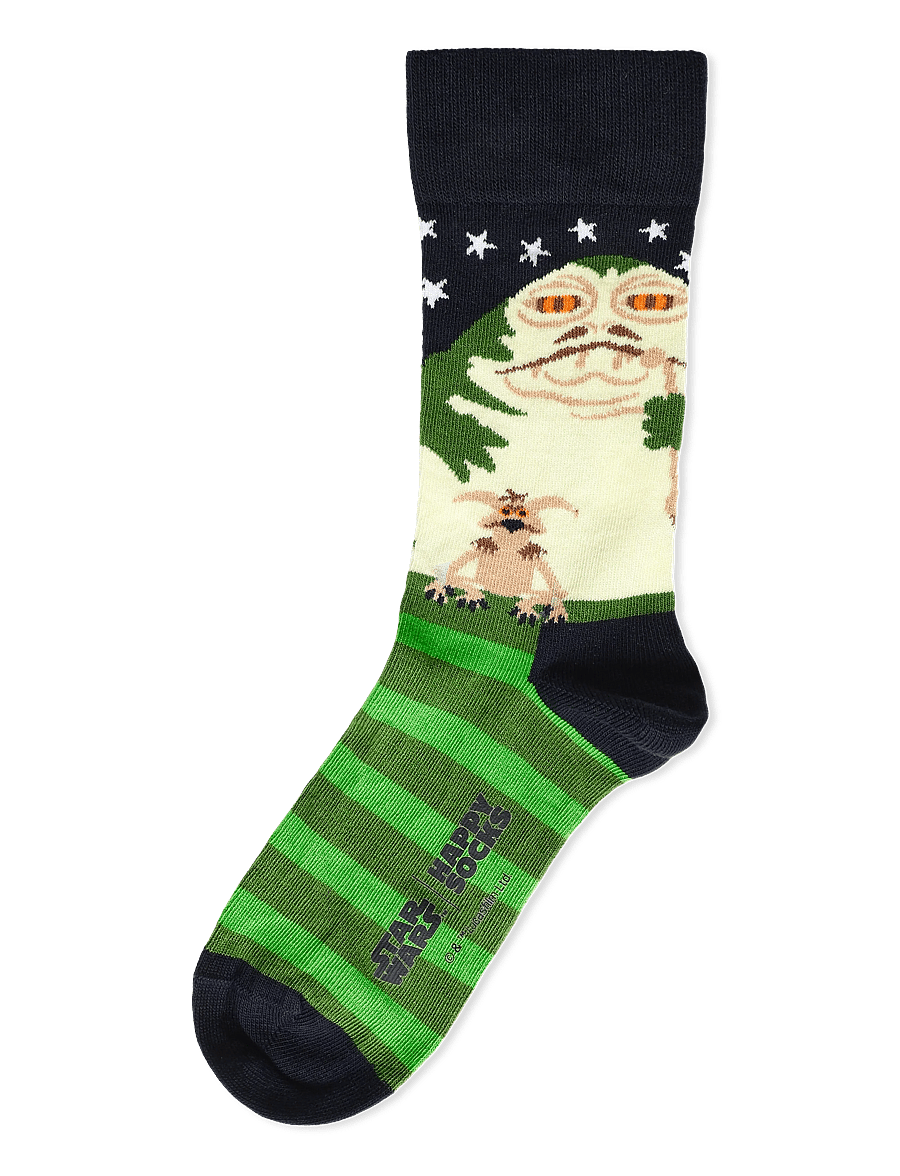 Happy Socks - STAR WARS™ Jabba Sock - vanliga strumpor - navy - 0