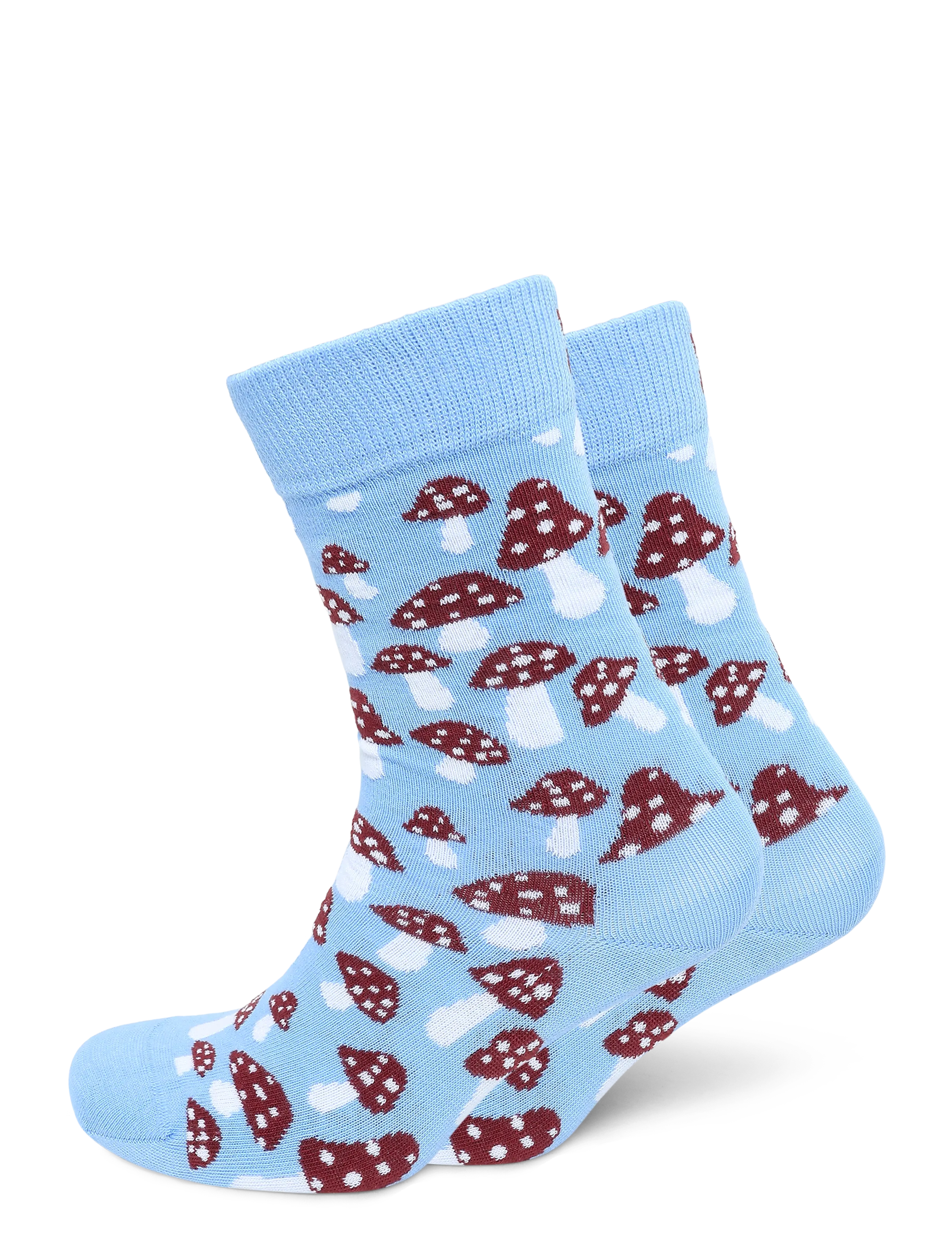 Happy Socks Mushroom Sock, 41-46, Socks, Blau - Regular Männerswear