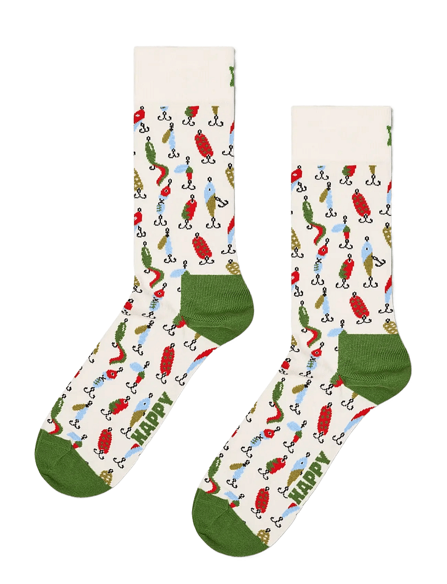 Happy Socks - Fishing Gear Sock - white - 0