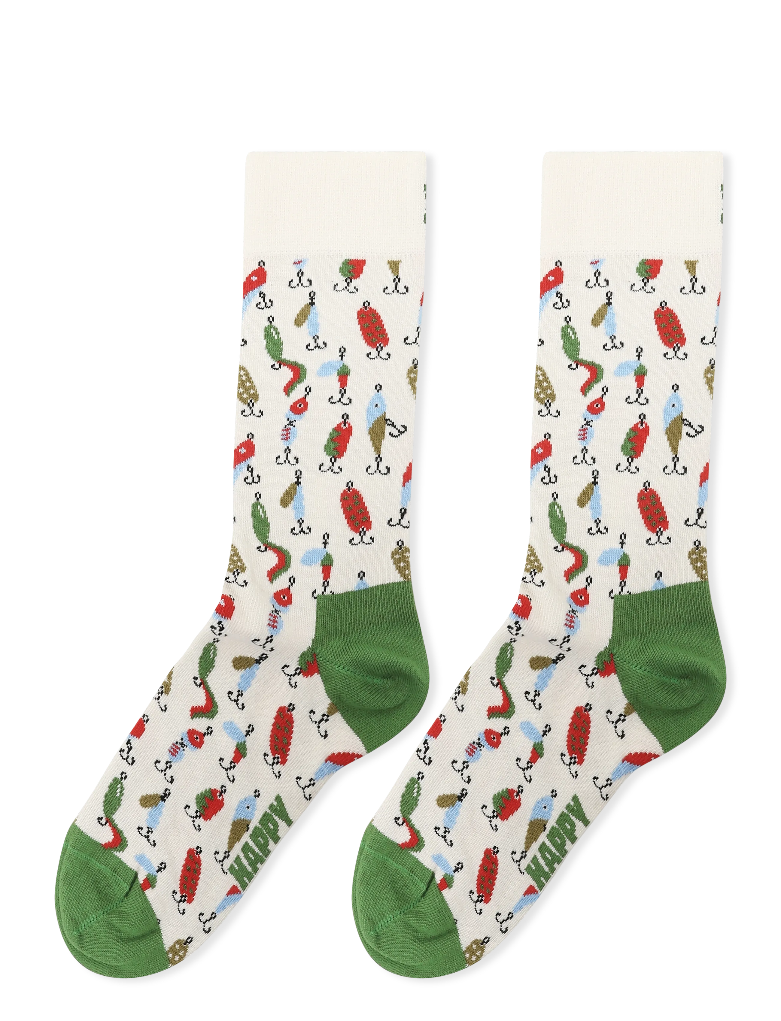 Happy Socks - Fishing Gear Sock - lägsta priserna - white - 1