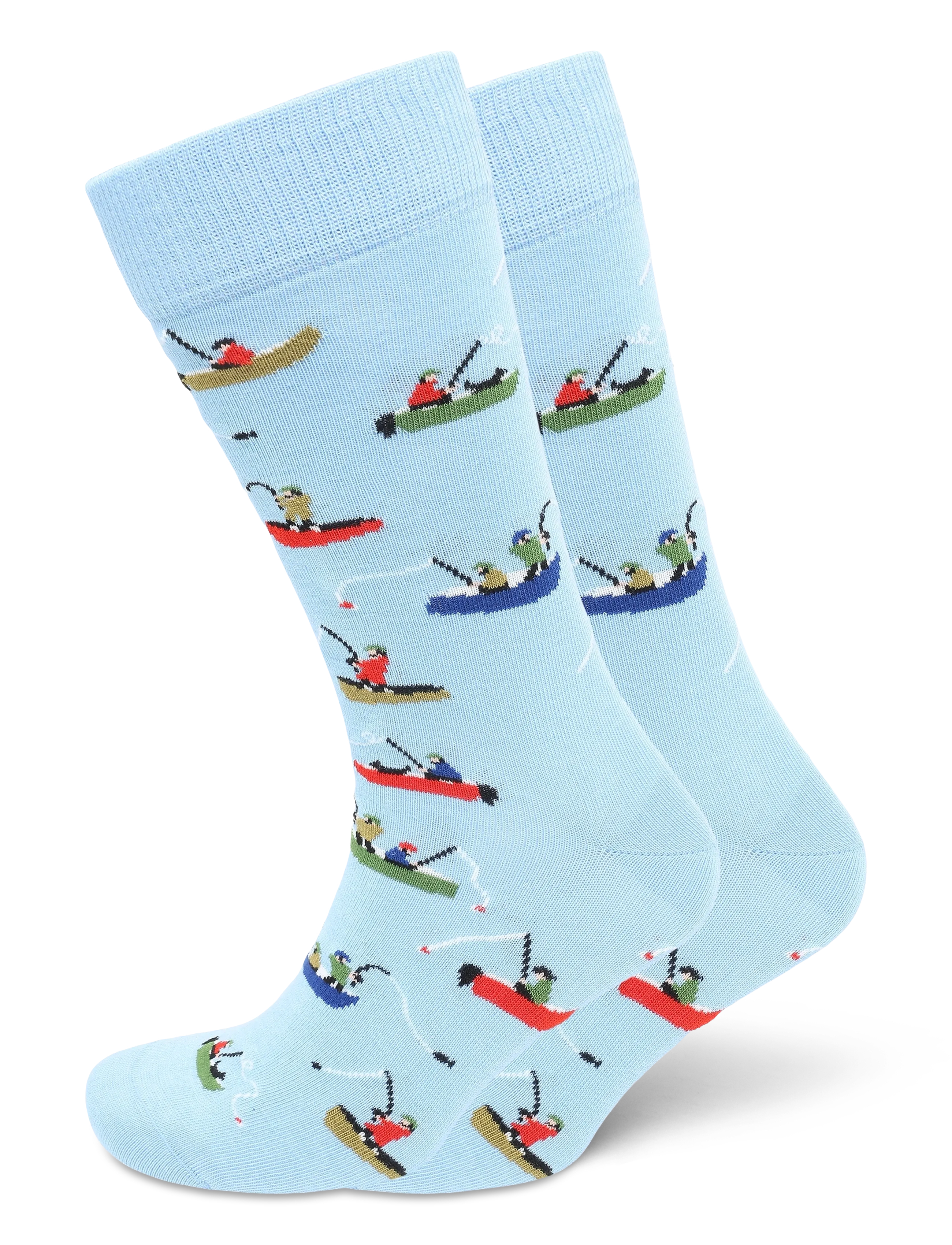 Happy Socks Fishing Boat Sock - Vis alt - LIGHT BLUE / blue