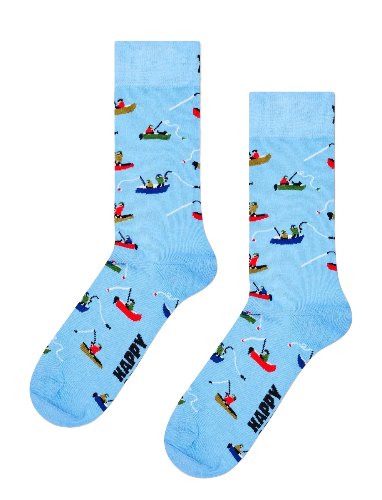 Happy Socks Fishing Boat Sock - Strømper - LIGHT BLUE / blue