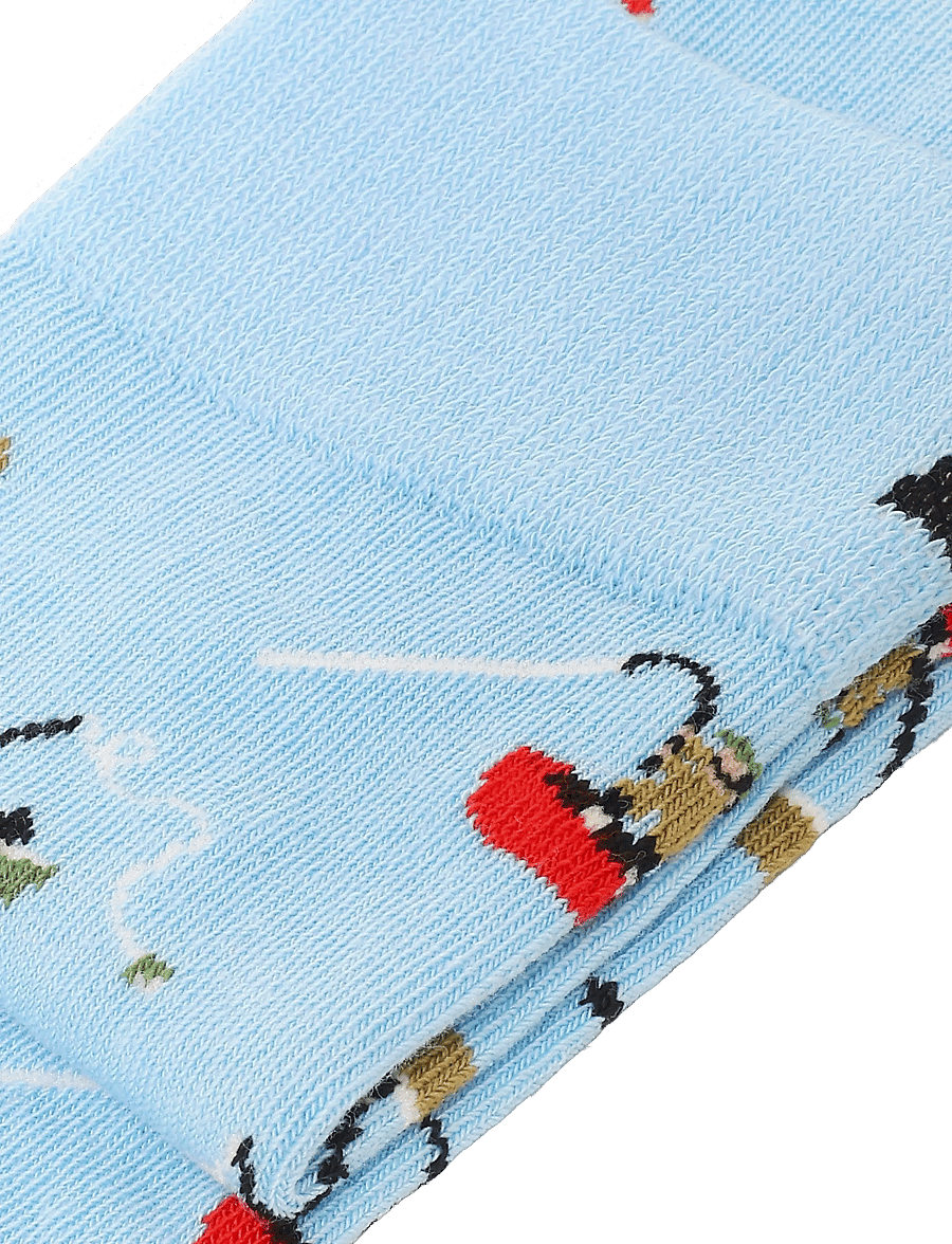 Happy Socks - Fishing Boat Sock - klassikalised sokid - light blue - 2