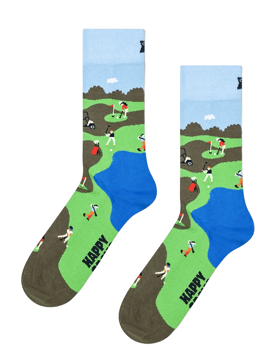 Happy Socks - Golf Sock - green - 0