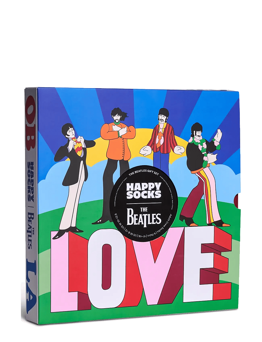 Happy Socks - The Beatles 6-Pack Gift Set - tennissocken - light purple - 0