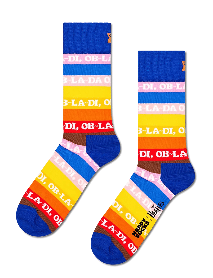 Happy Socks - The Beatles 6-Pack Gift Set - tennissocken - light purple - 5