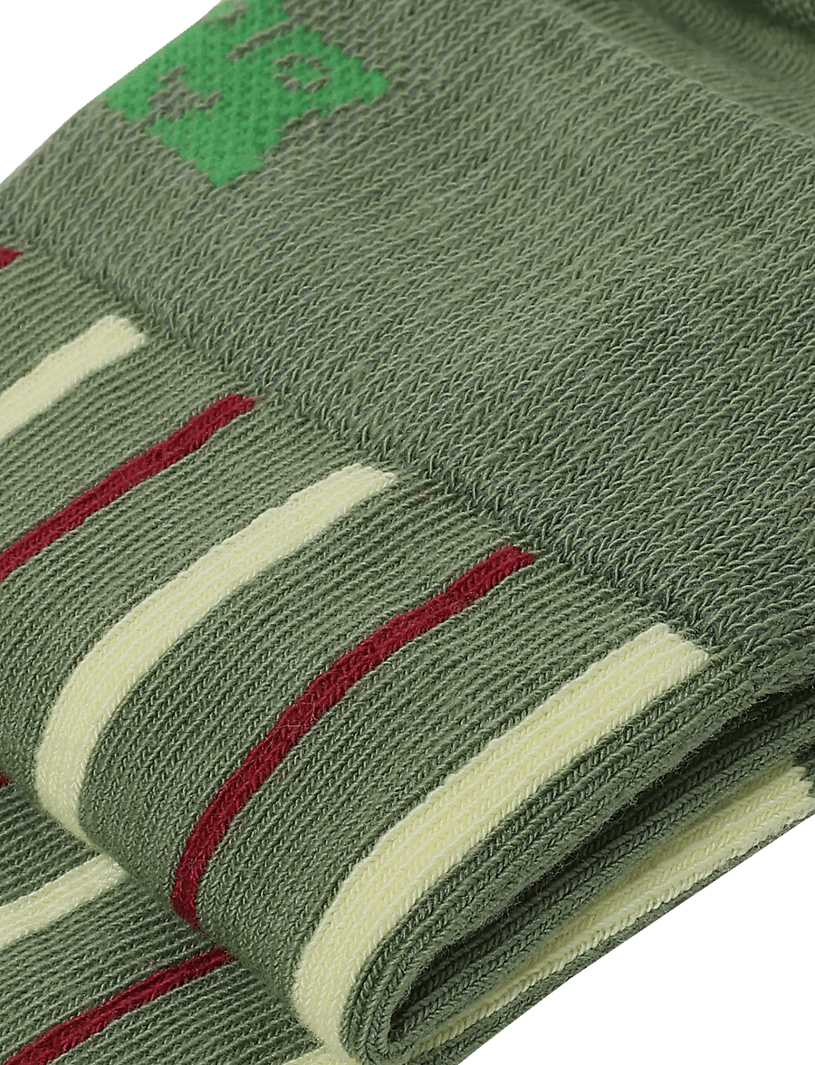 Happy Socks - Vertical Stripe Sock - klassikalised sokid - green - 2