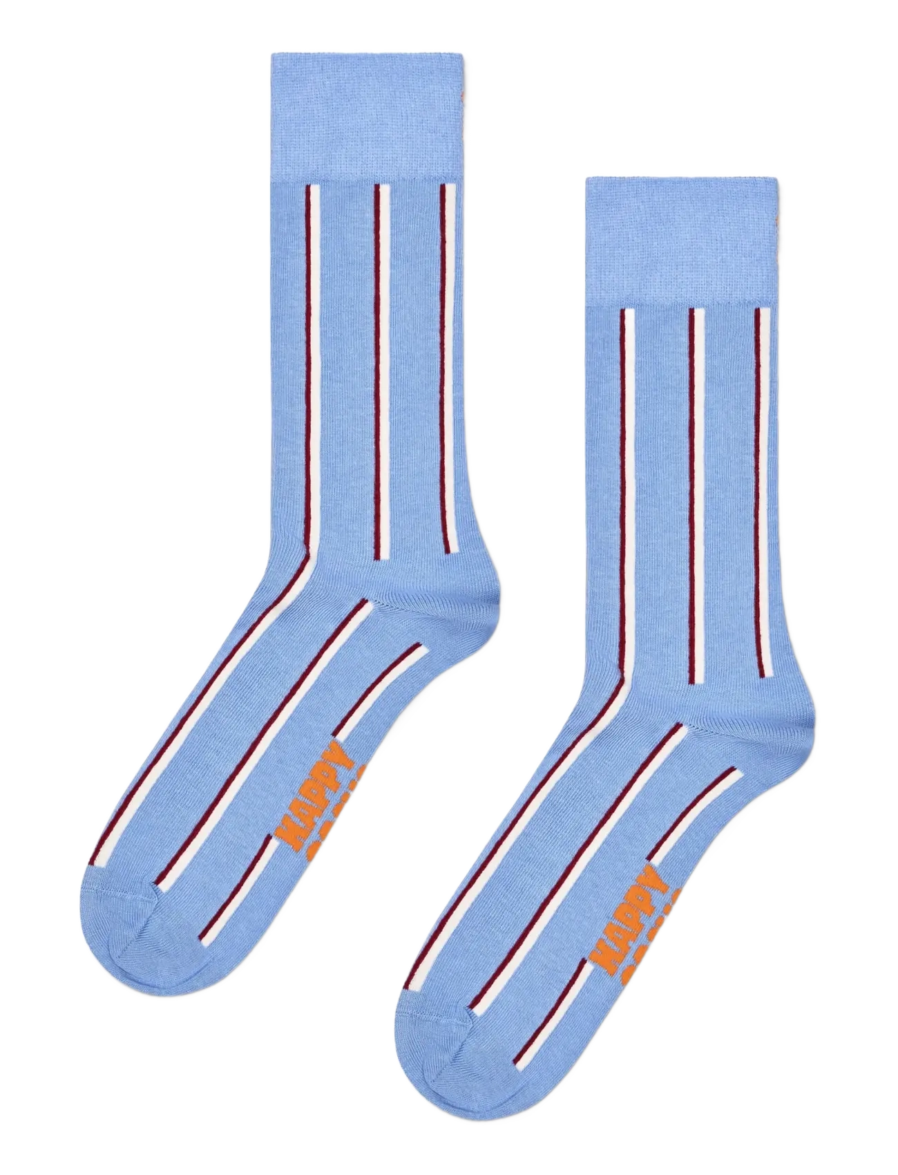 Happy Socks Vertical Stripe Sock - Visa allt - LIGHT BLUE / blue