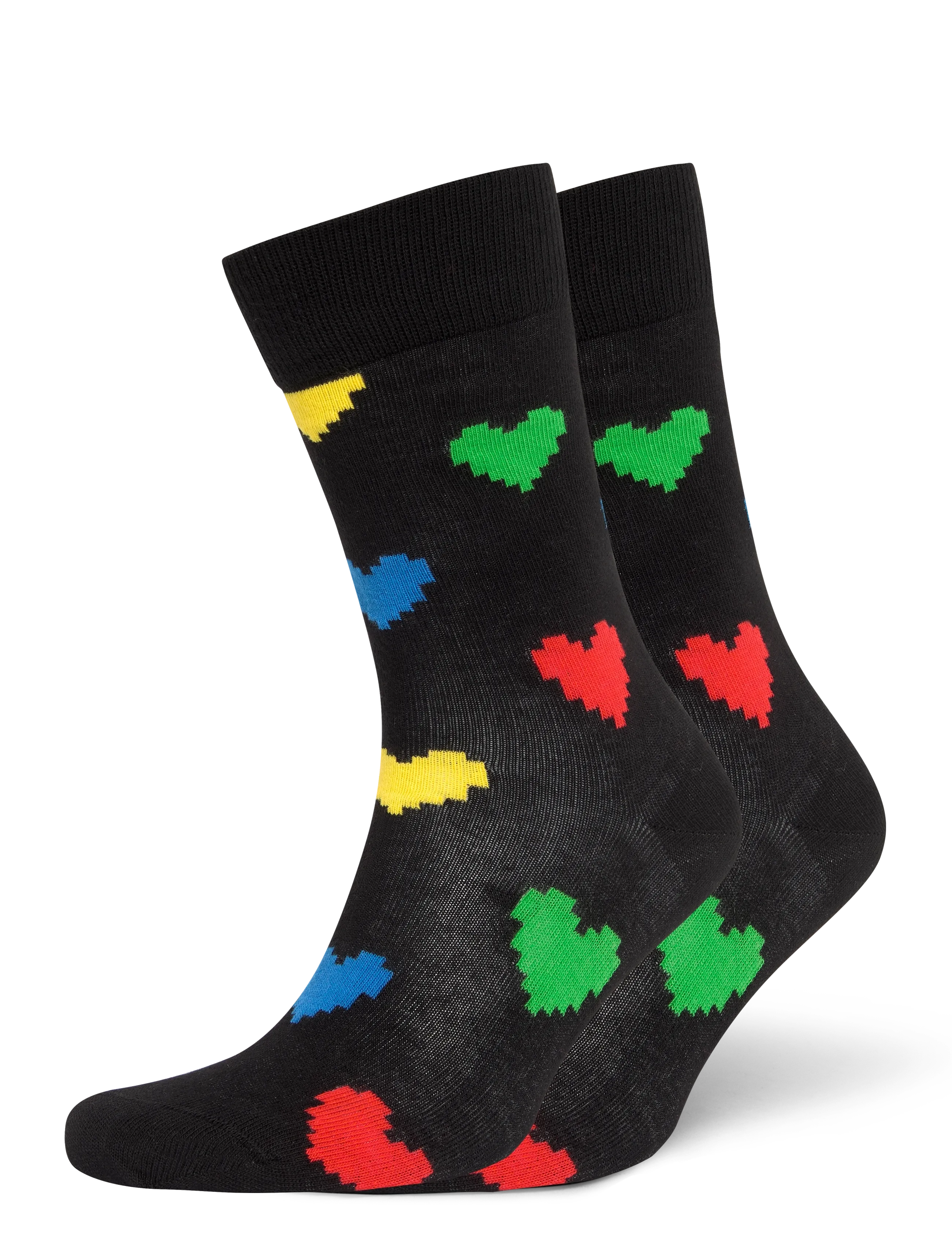 Pixel Heart Sock