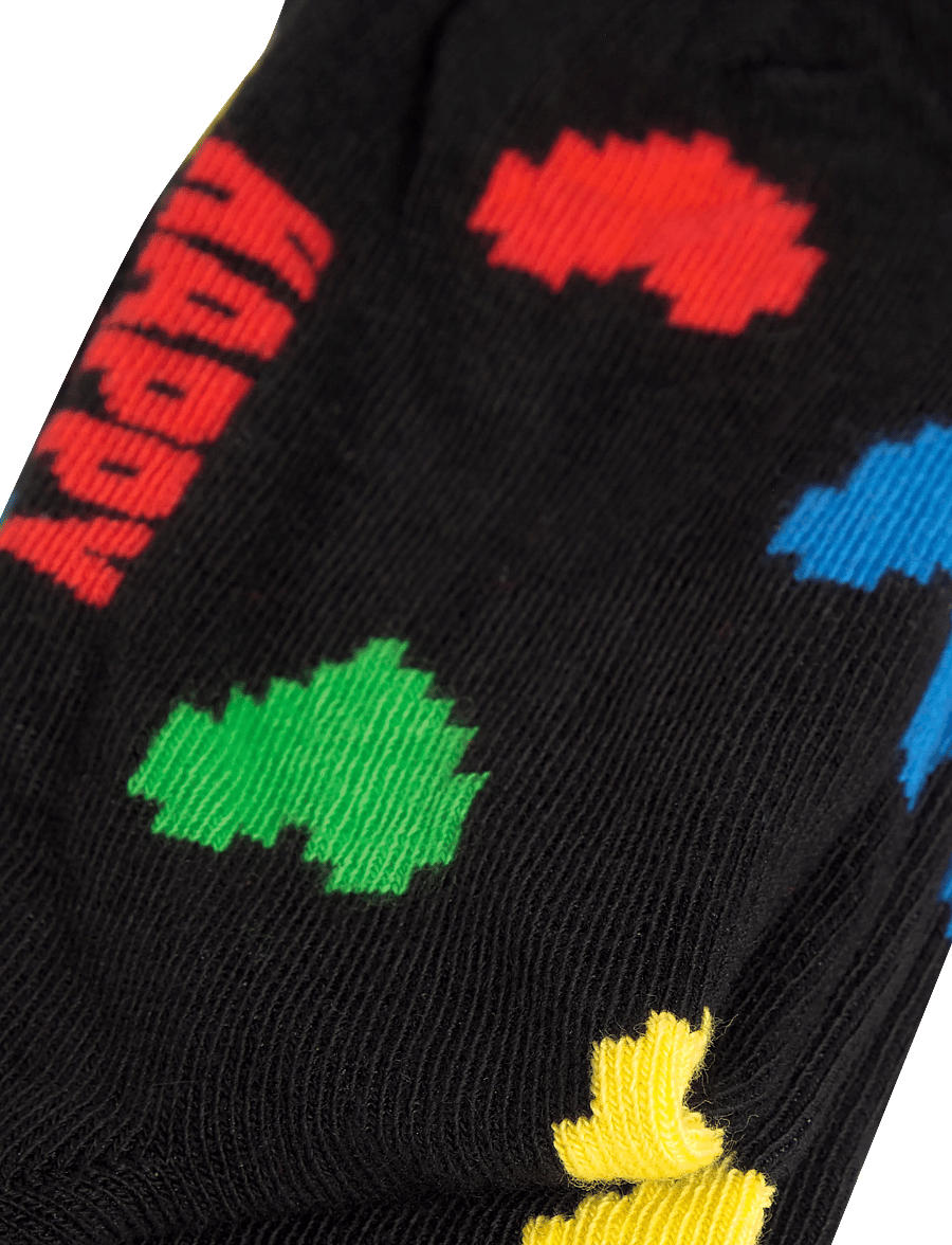 Happy Socks - Pixel Heart Sock - chaussettes crew - black - 2