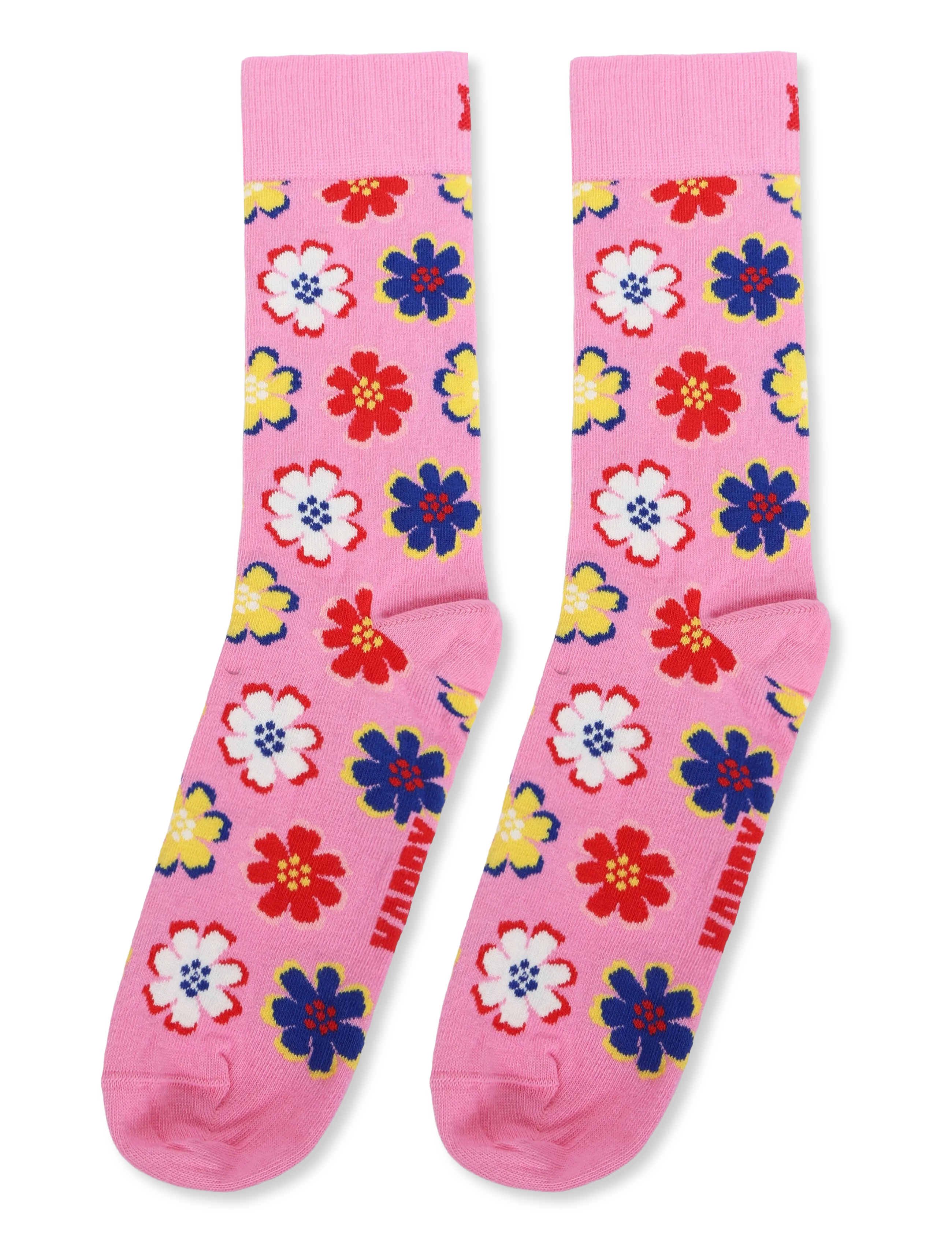 Happy Socks - Folk Flower Sock - die niedrigsten preise - pink - 1