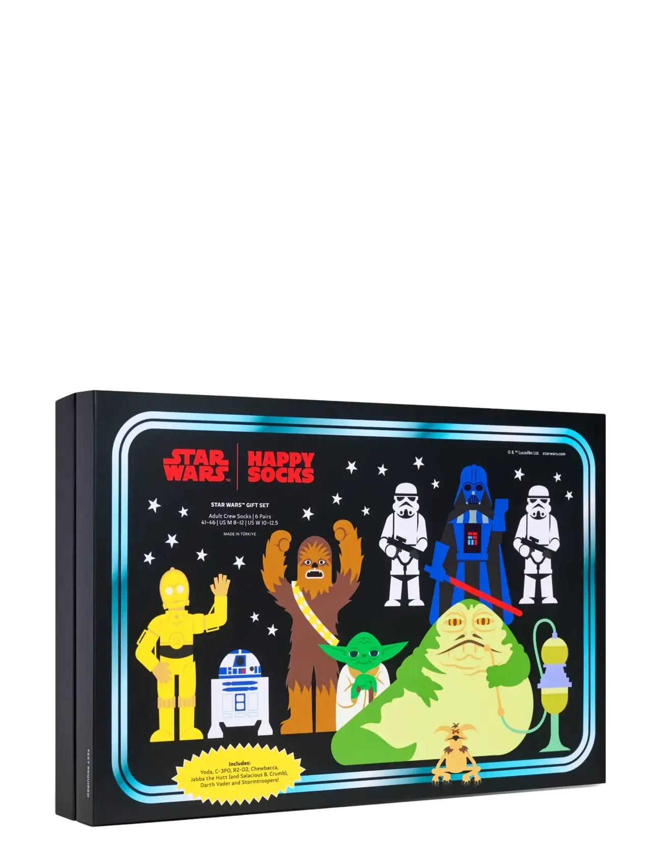 Happy Socks - STAR WARS™ 6-Pack Socks Gift Set - crew socks - light blue - 1
