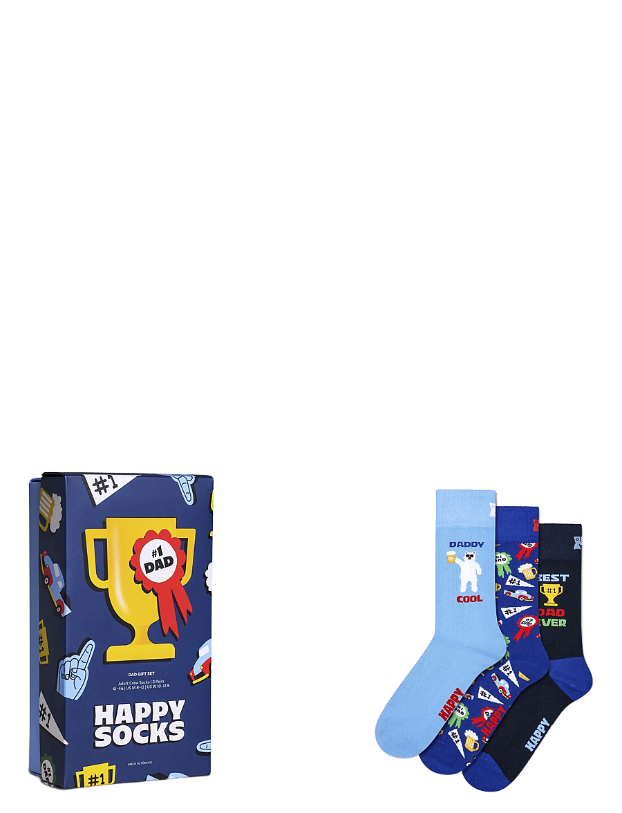 Happy Socks - 3-Pack Dad Socks Gift Set - light blue - 0