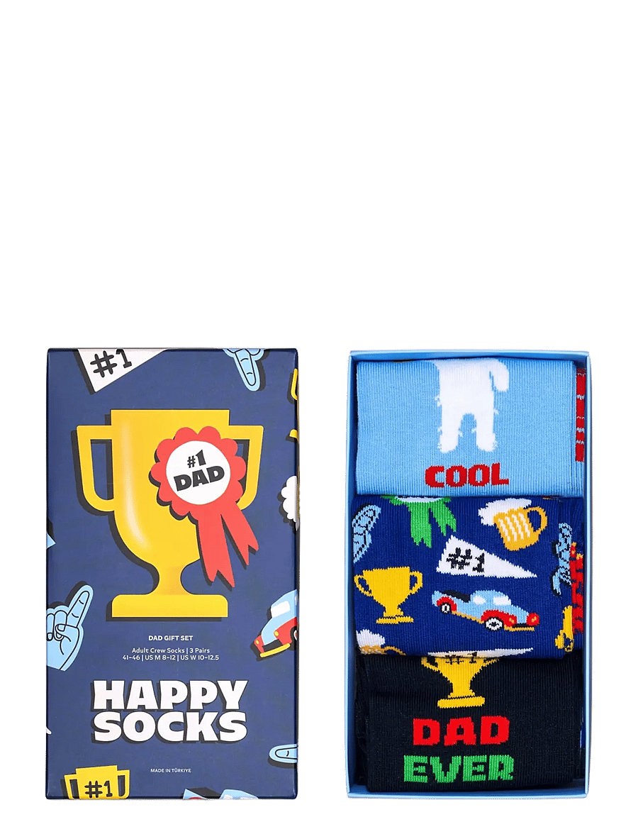 Happy Socks - 3-Pack Dad Socks Gift Set - light blue - 5