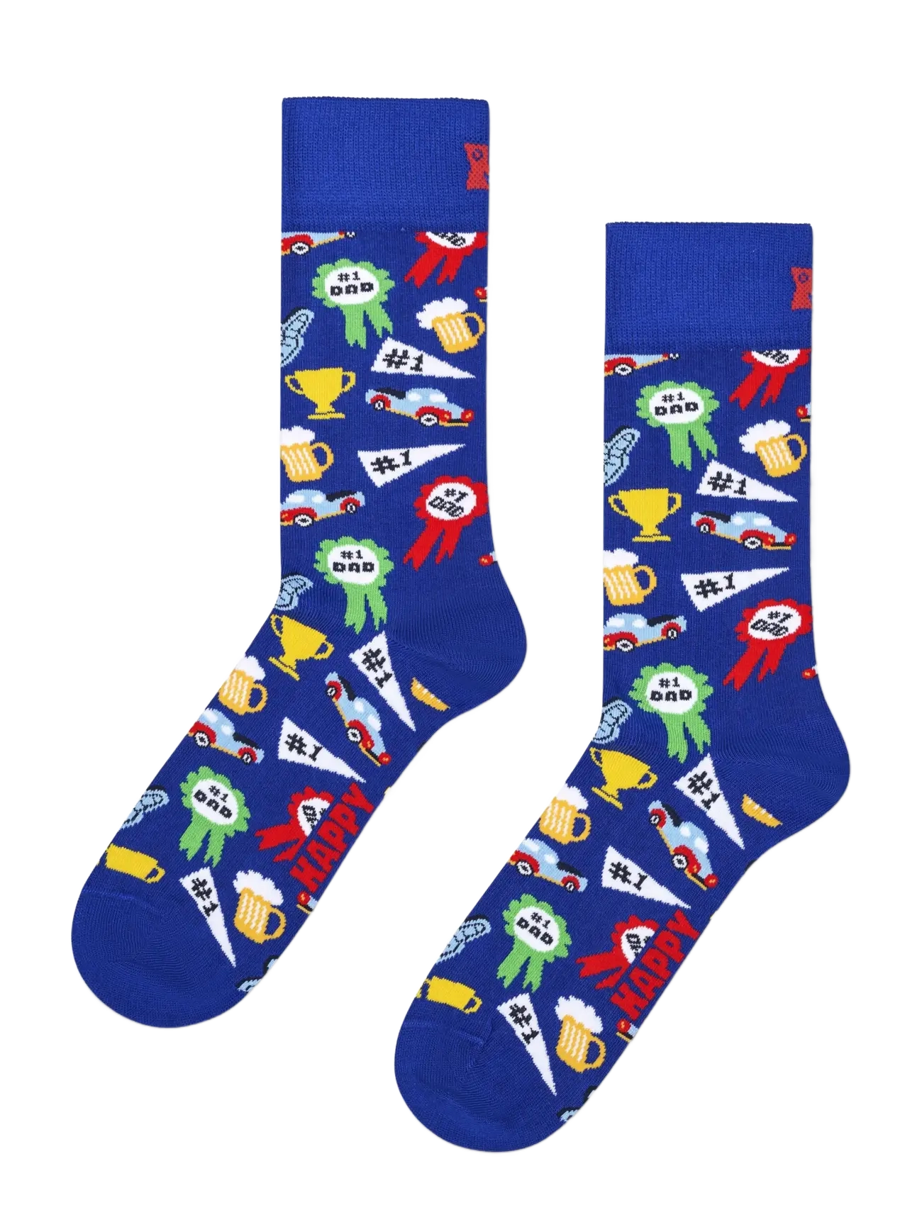 Happy Socks Number One Dad Sock - Visa allt - BLUE / blue