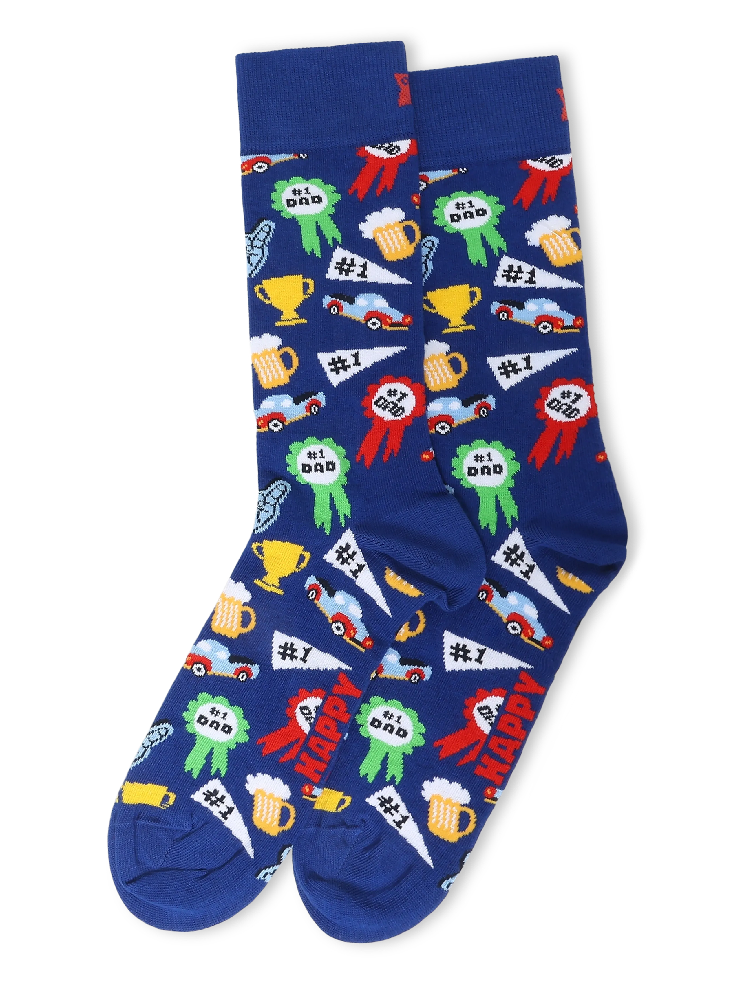 Happy Socks - Number One Dad Sock - lägsta priserna - blue - 1