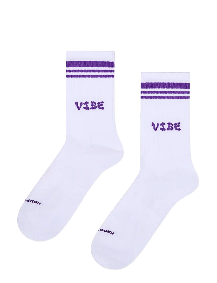 Happy Socks - 2-Pack Leo Stripe Sneaker Socks - white - 2