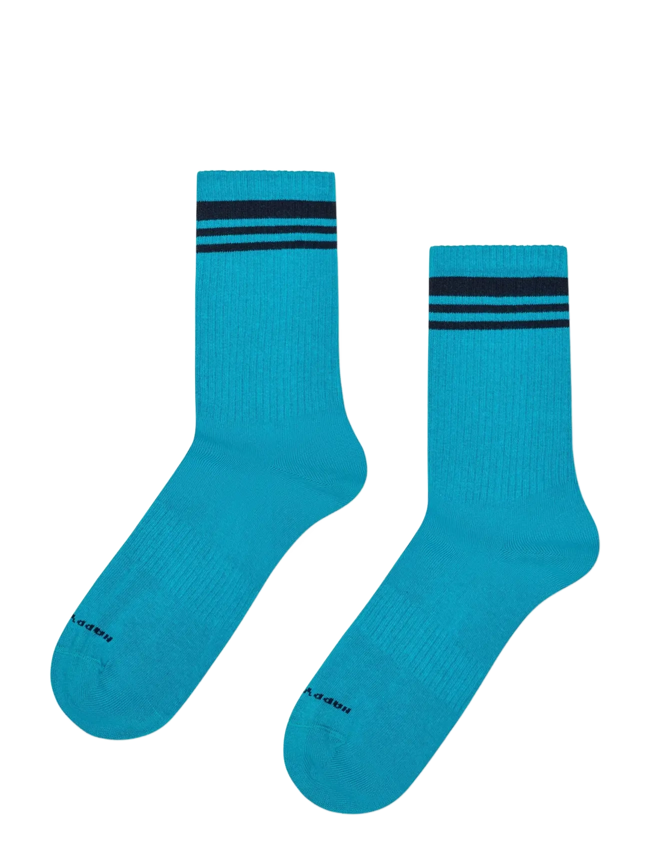 Happy Socks - 5-Pack Solid Stripe Sneaker Socks - vanliga strumpor - turquoise - 1
