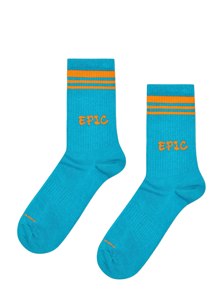 Happy Socks - 5-Pack Epic Sneaker Socks - vanliga strumpor - black - 5