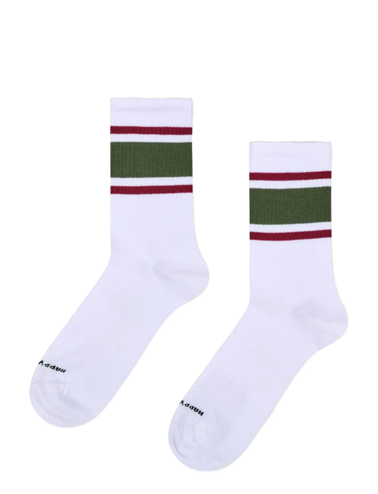 Happy Socks - 5-Pack Simple Stripe Sneaker Socks - vanliga strumpor - white - 1