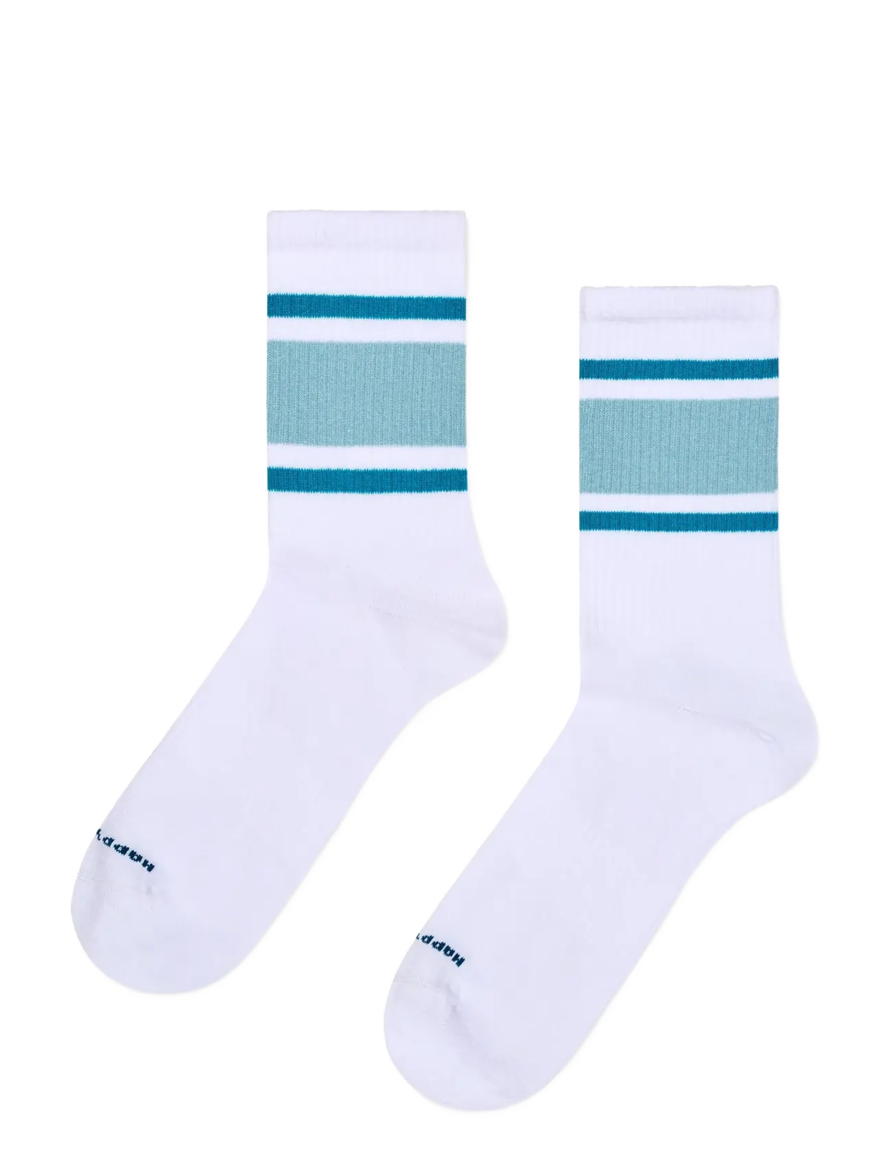 Happy Socks - 5-Pack Simple Stripe Sneaker Socks - vanliga strumpor - white - 3