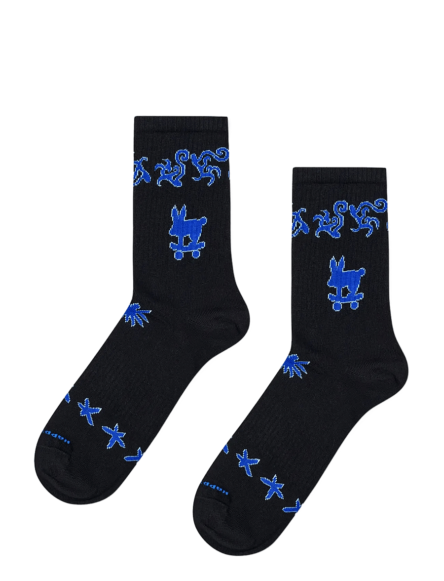 Happy Socks - 5-Pack Blue Sneaker Socks - white - 3