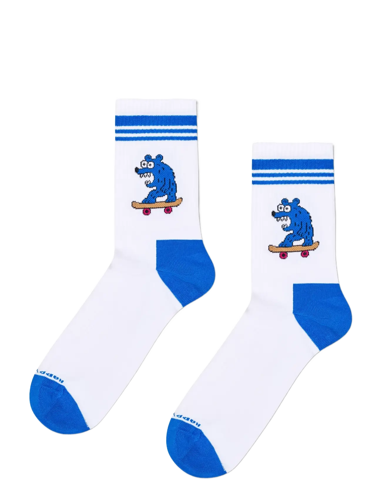 Happy Socks - 5-Pack Blue Sneaker Socks - white - 4