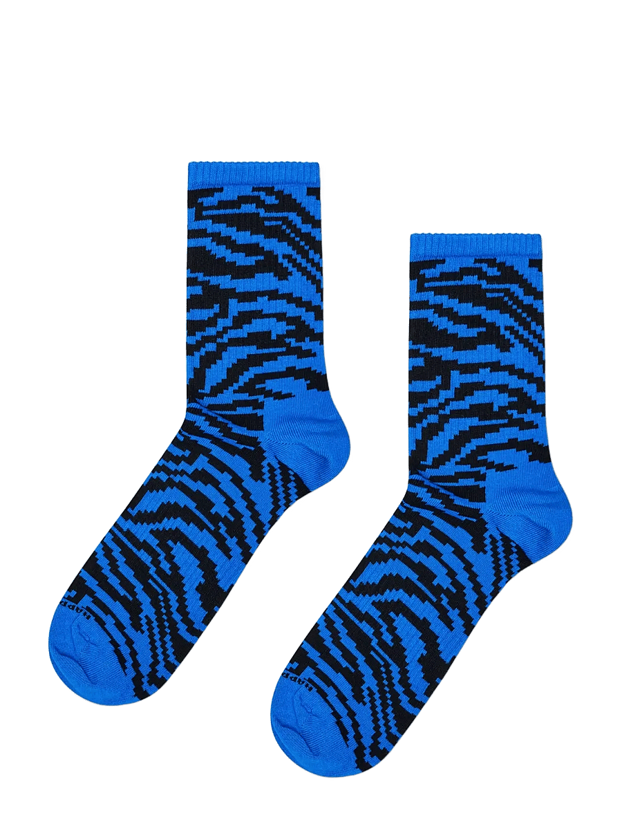 Happy Socks - 5-Pack Blue Sneaker Socks - white - 5
