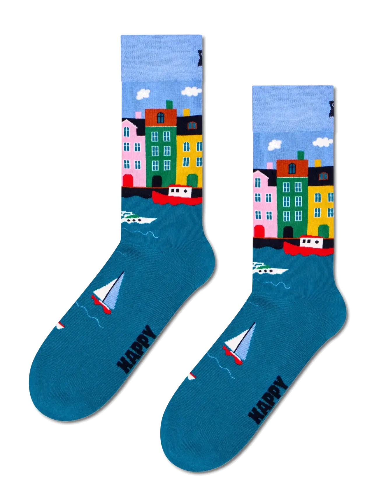 Happy Socks - 3-Pack Denmark Gift Set - tennissocken - turquoise - 2