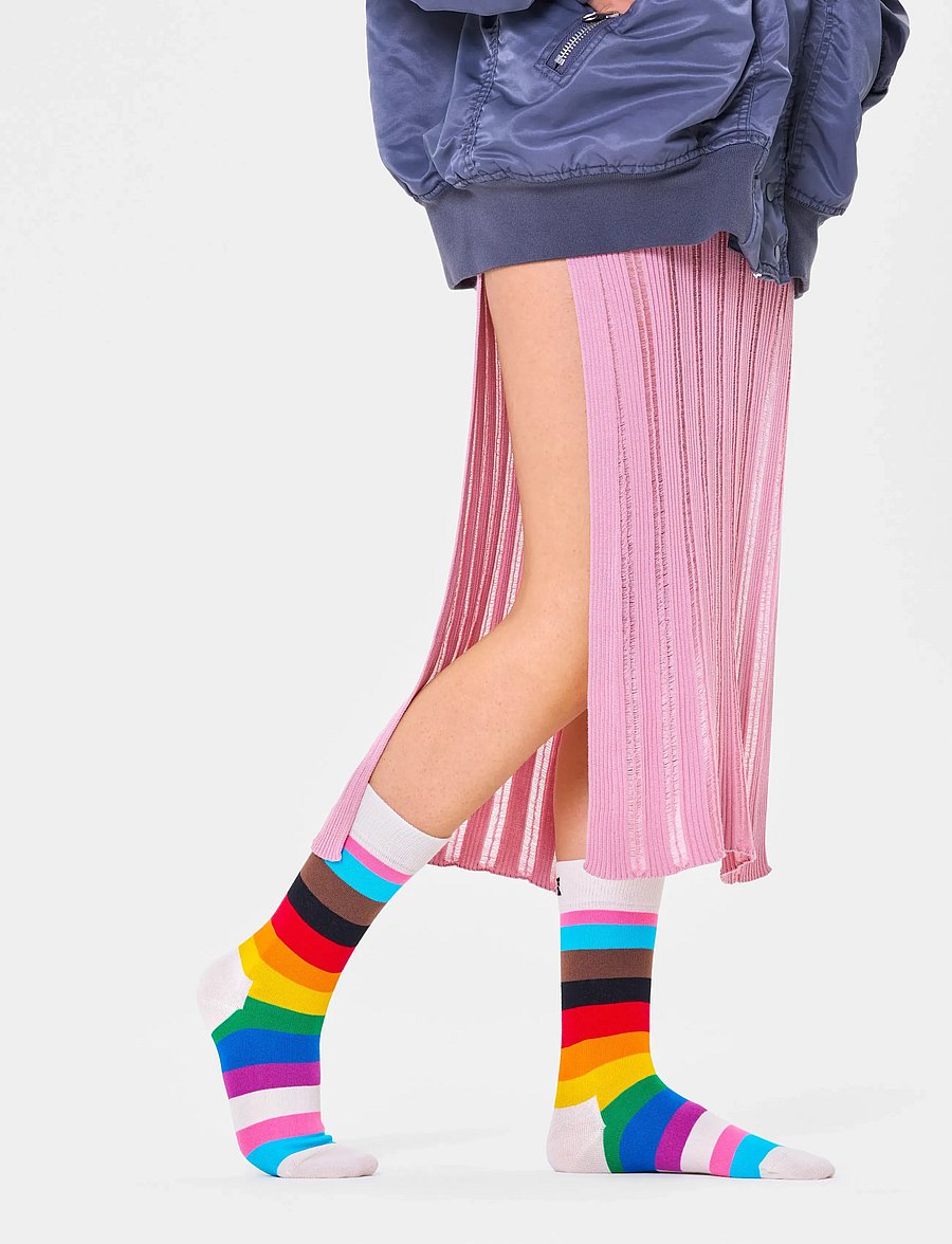 Happy Socks - Pride Stripe Sock - klassikalised sokid - multi - 2