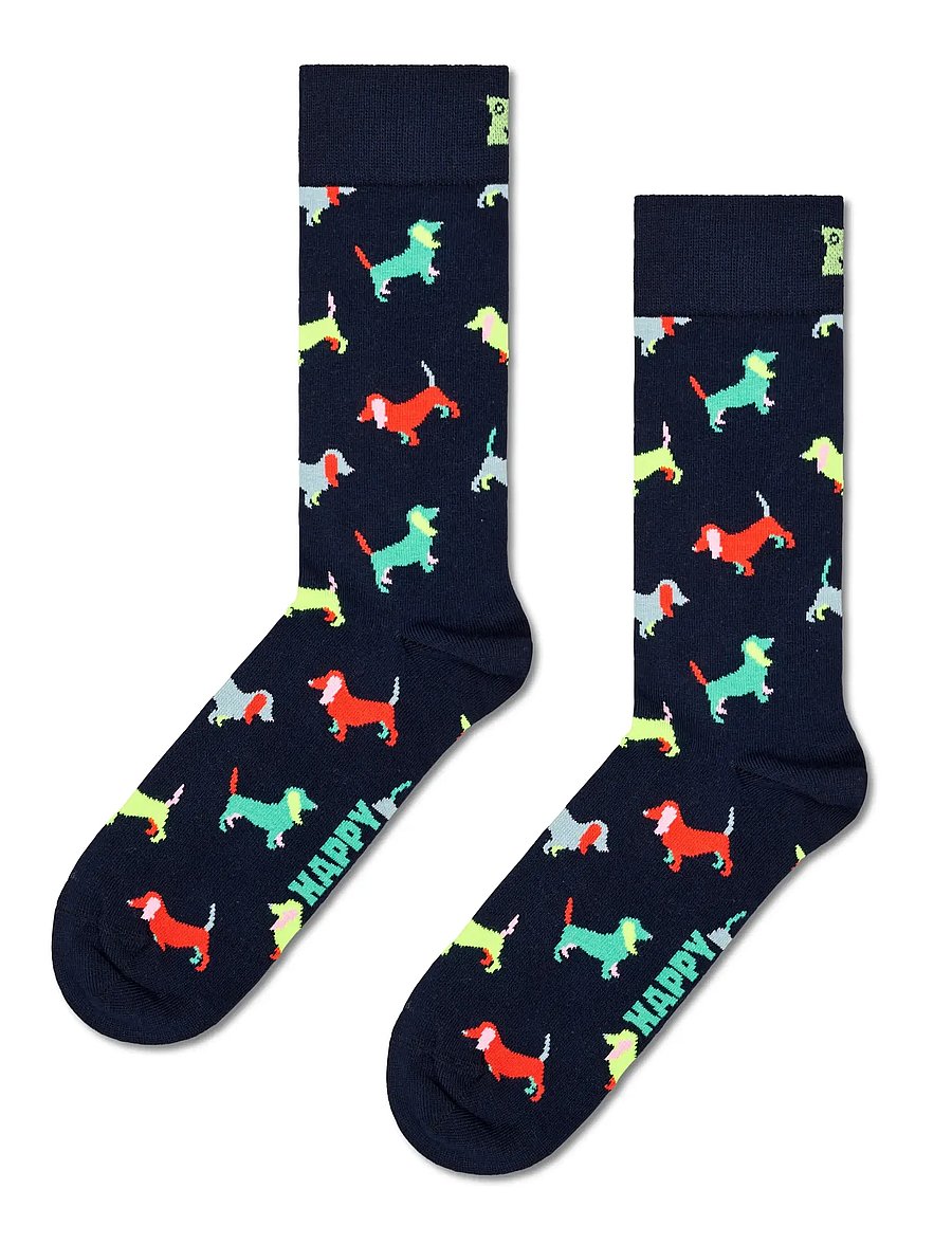 Happy Socks - Puppy Love Sock - klassikalised sokid - navy - 2