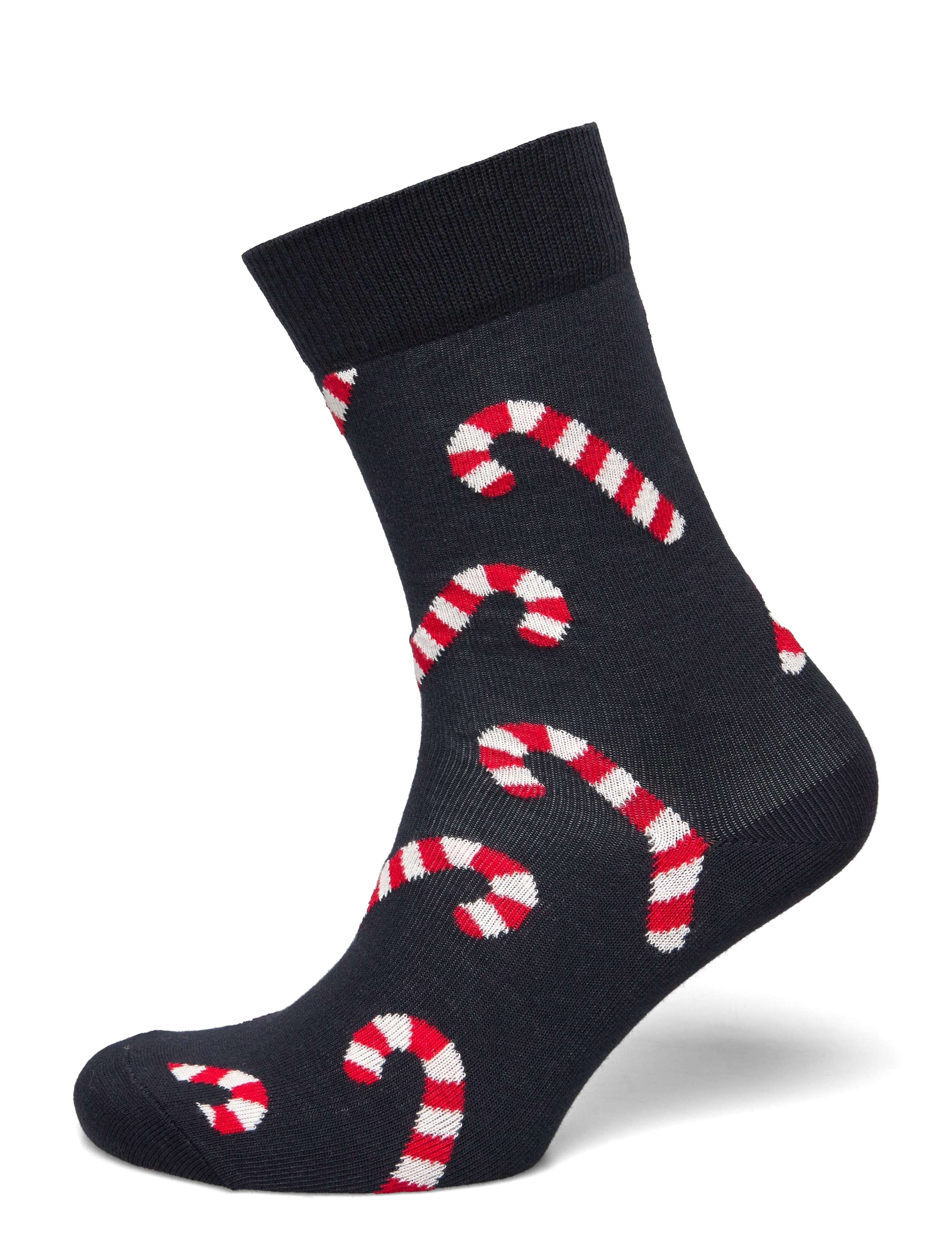 Happy Socks Candy Cane Sock - Strumpor - NAVY / navy