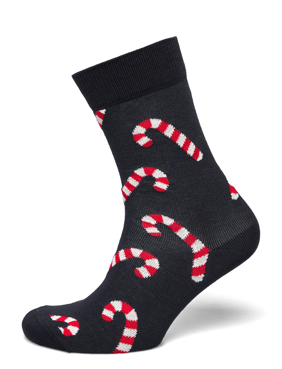 Happy Socks - Candy Cane Sock - vanliga strumpor - navy - 1
