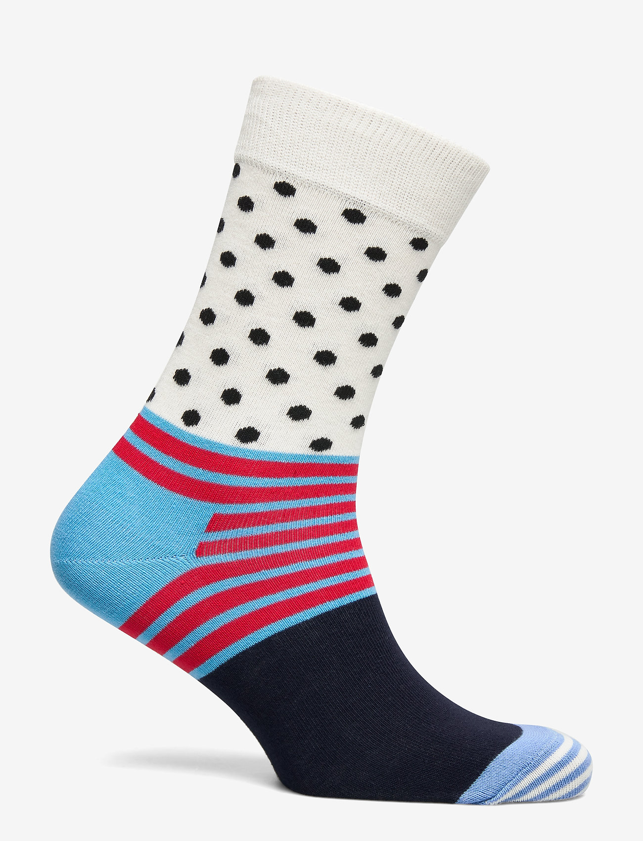 Happy Socks - Stripe And Dot Sock - blue - 1