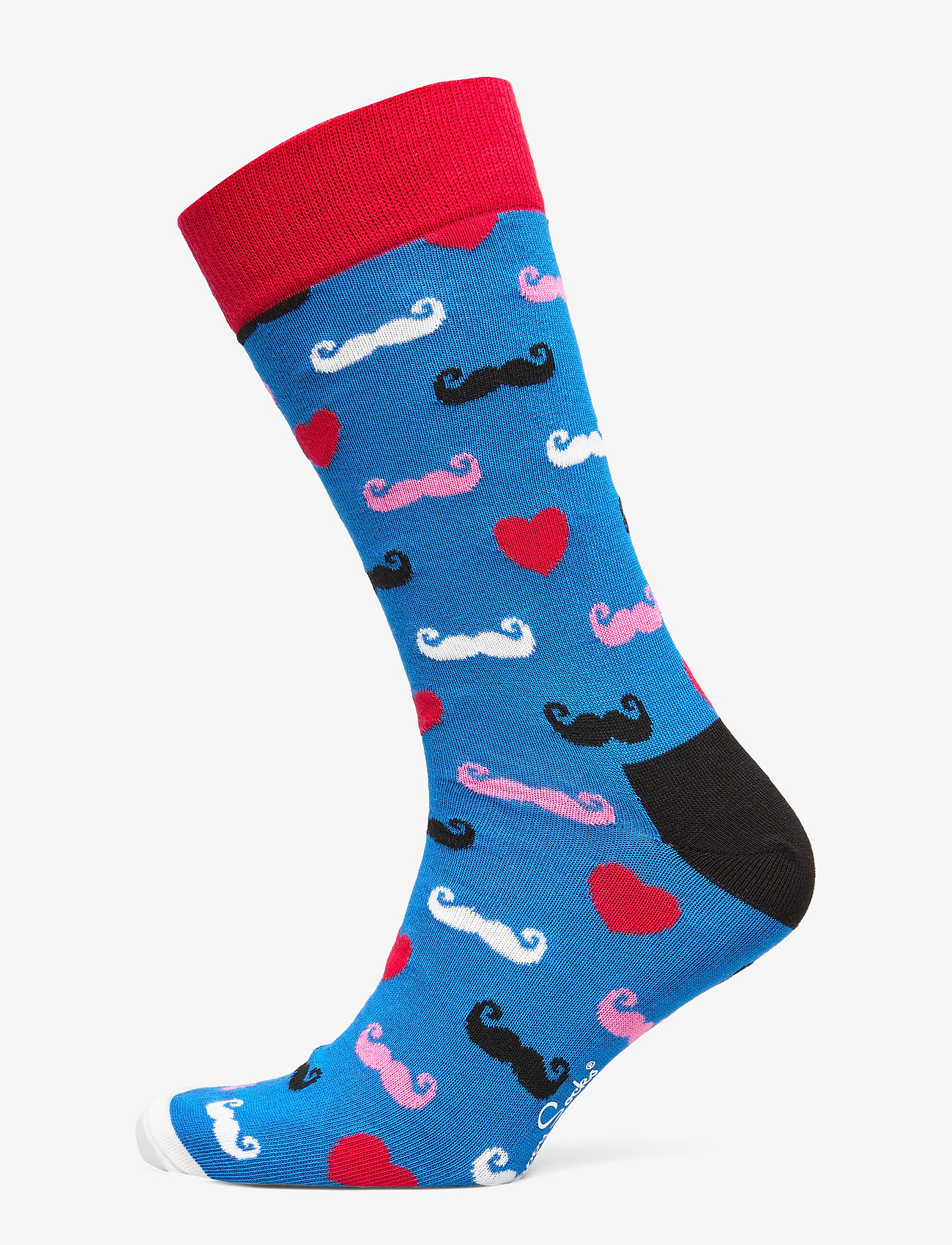 French Edition Sock Moustache - BLUE